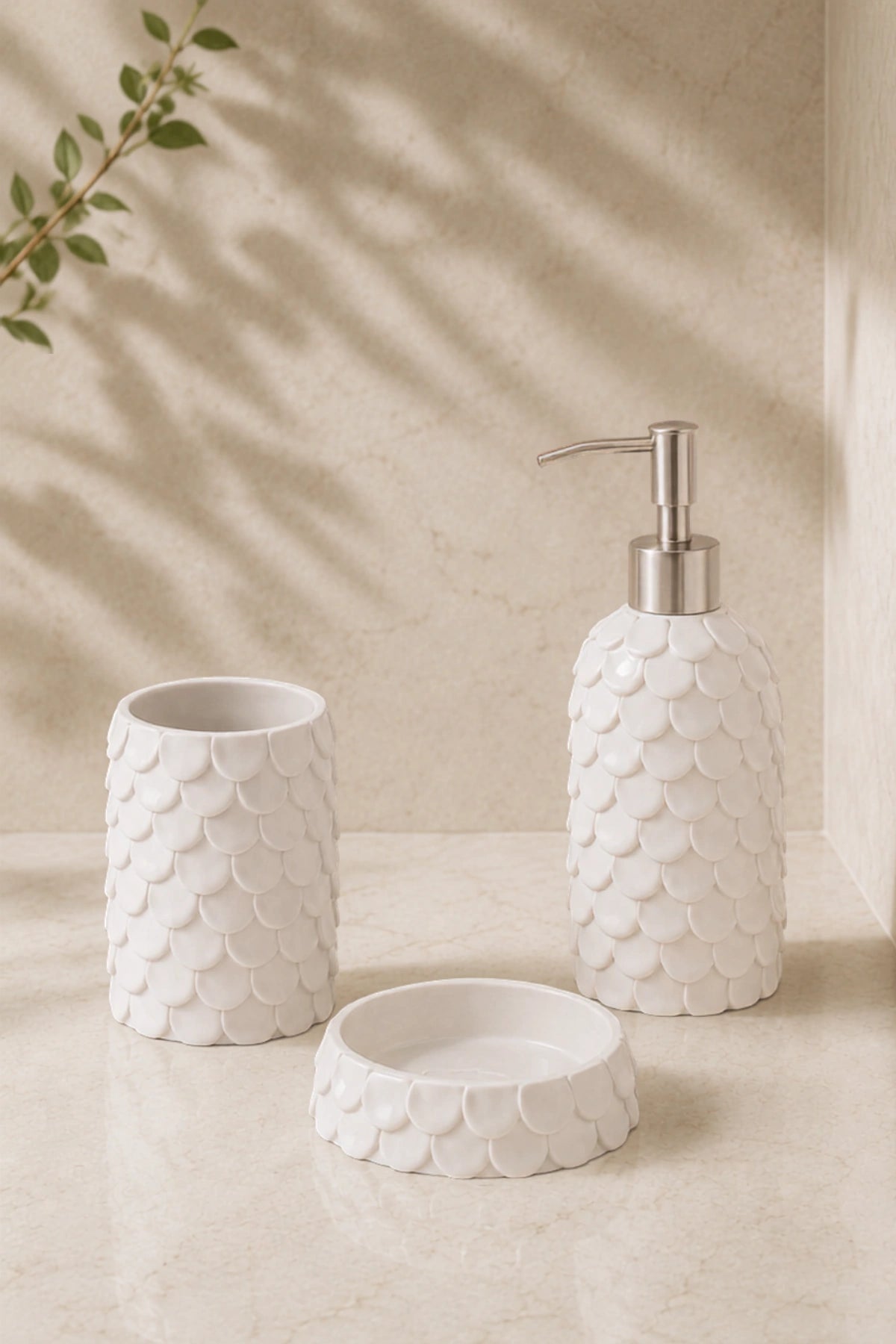 Lindy 3 Parça Banyo Seti Pearl