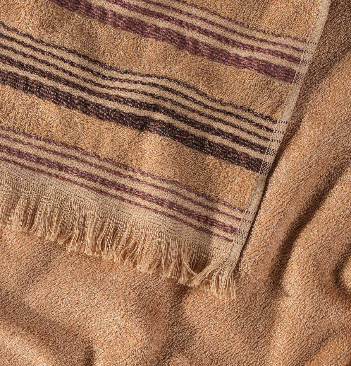 New Derin Bambu Banyo Havlusu 80x150 cm Amber
