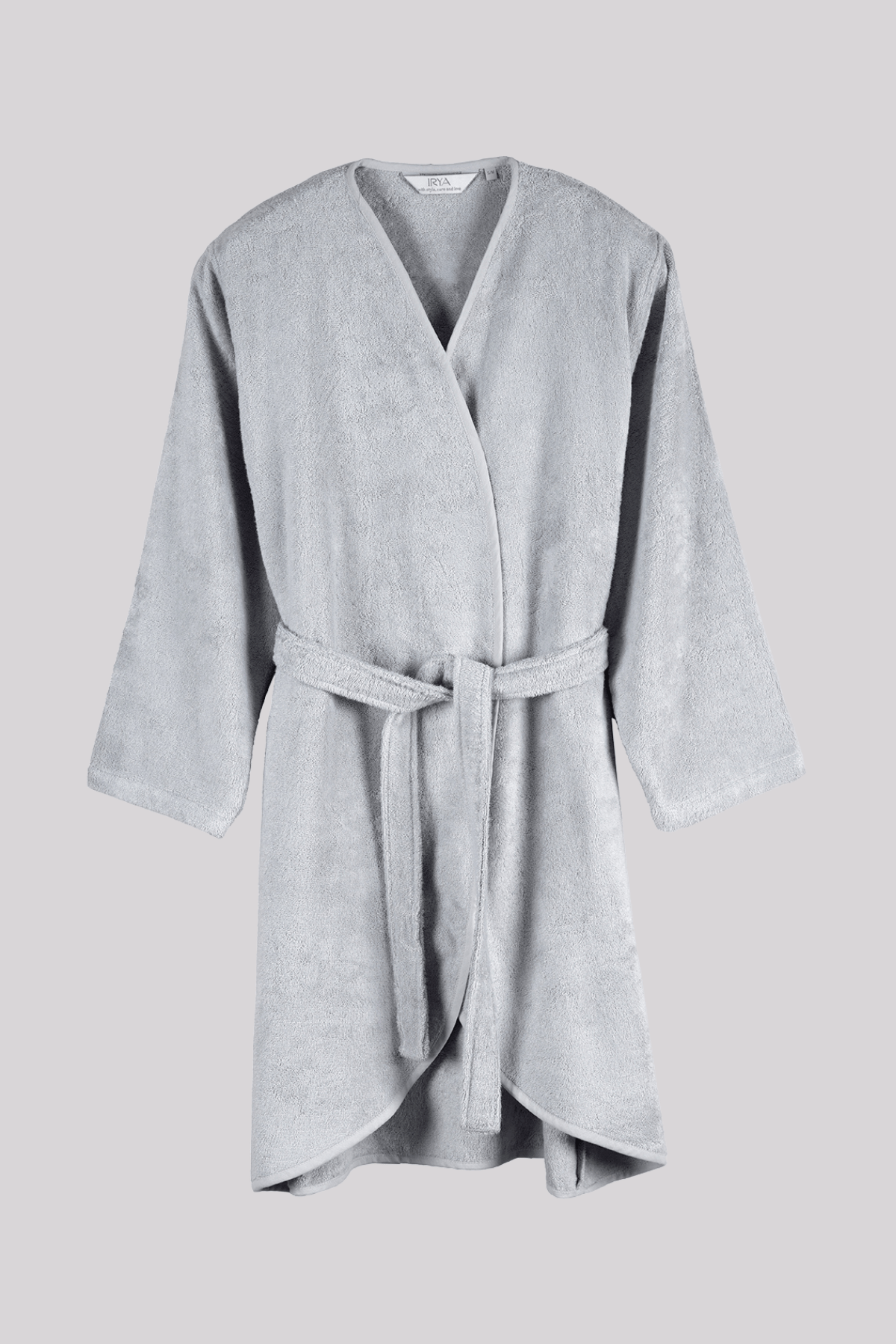 Sedef Bambu Kadın Bornoz Gri