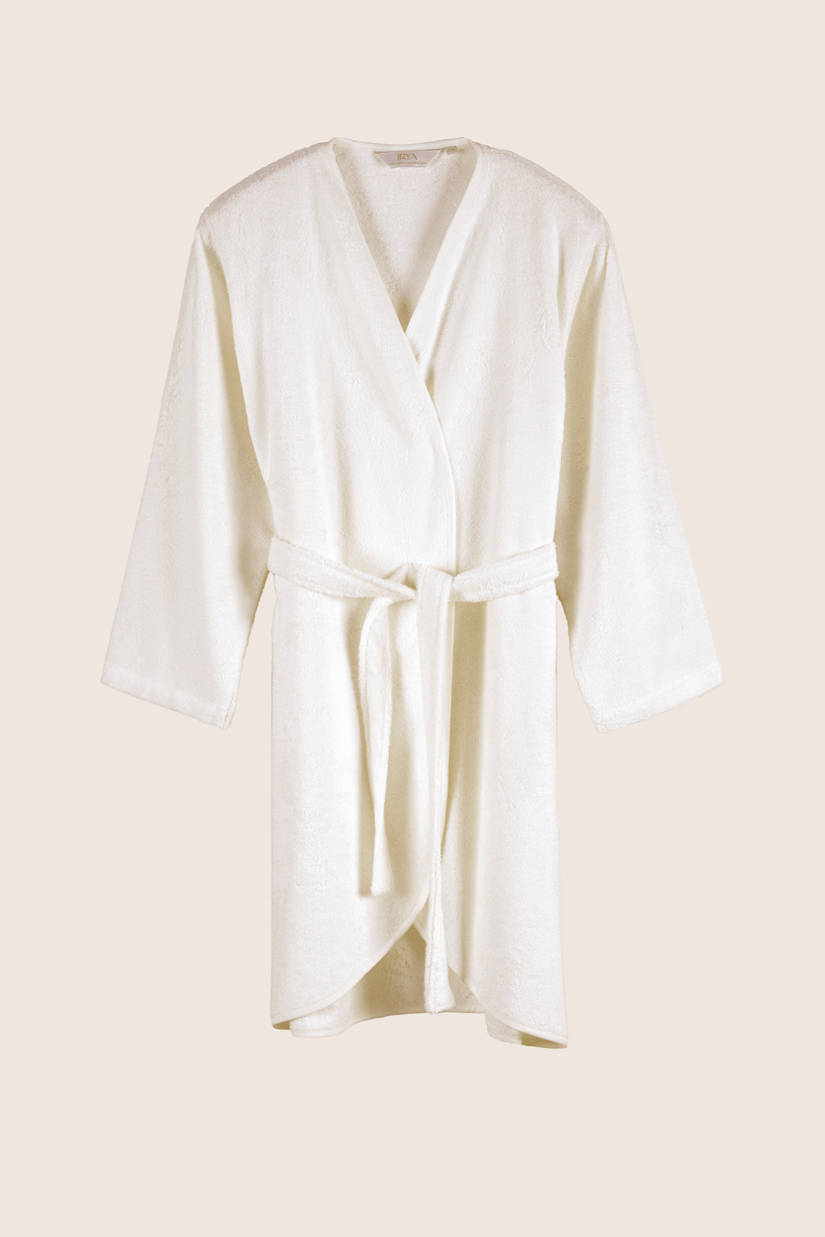 Sedef Bambu Kadın Bornoz Ekru