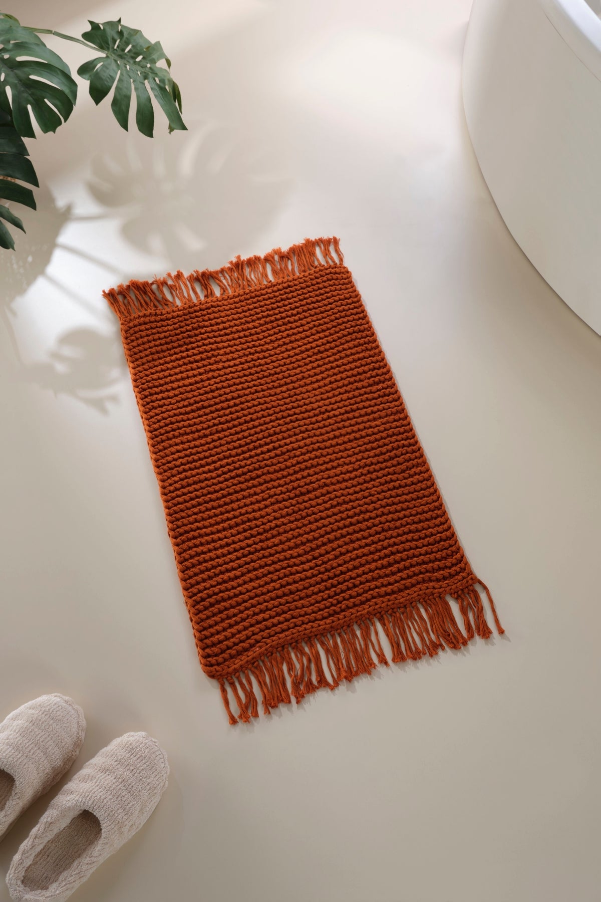 Lavish Single Bath Mat 100% Cotton 50x70 Tile