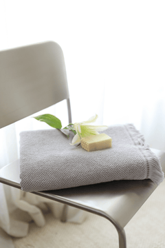 Travertine 100% Cotton Hand Towel 50x90 Grey