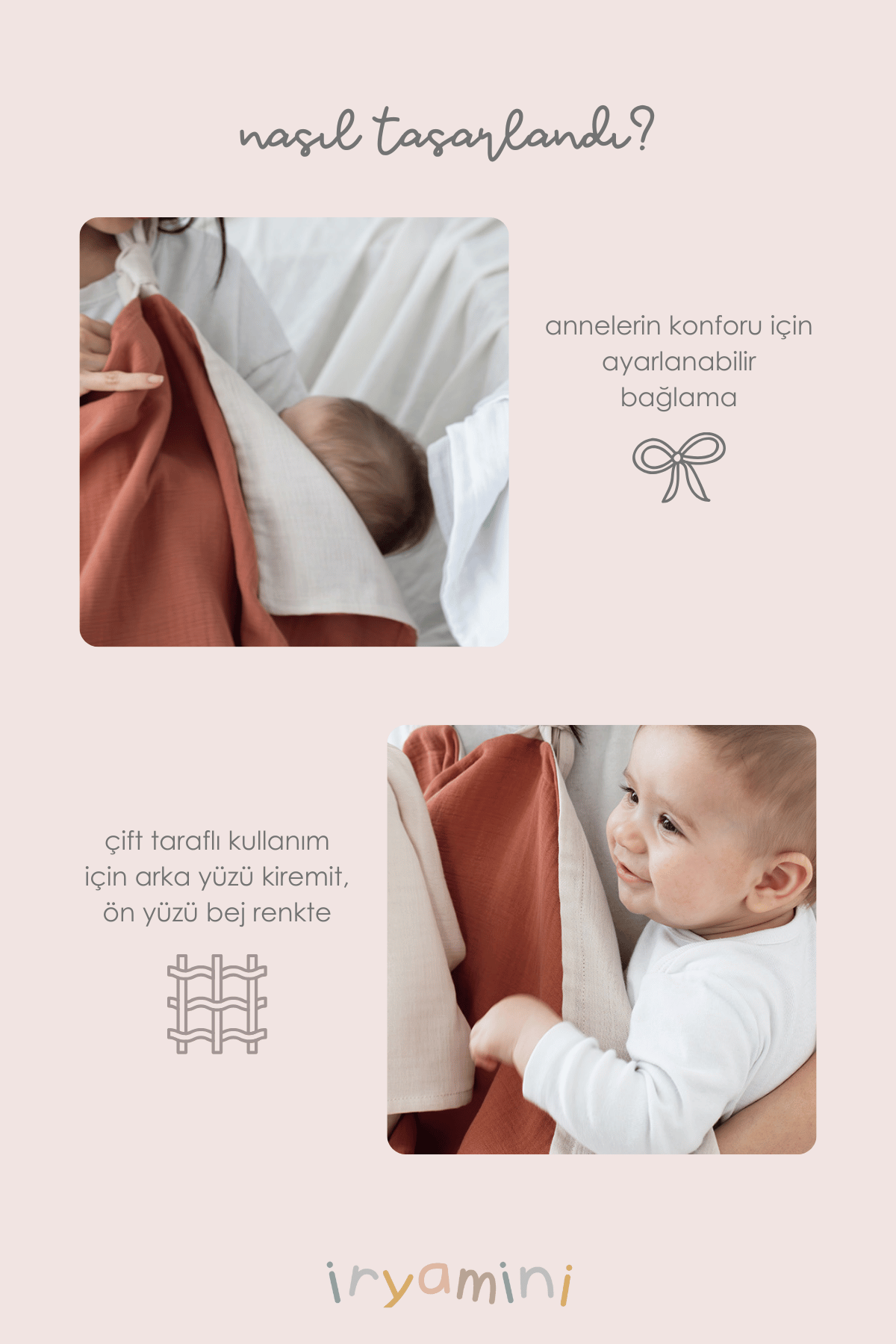 Colors of Joy Organic Cotton Muslin 4 Layer Nursing Cover Tile