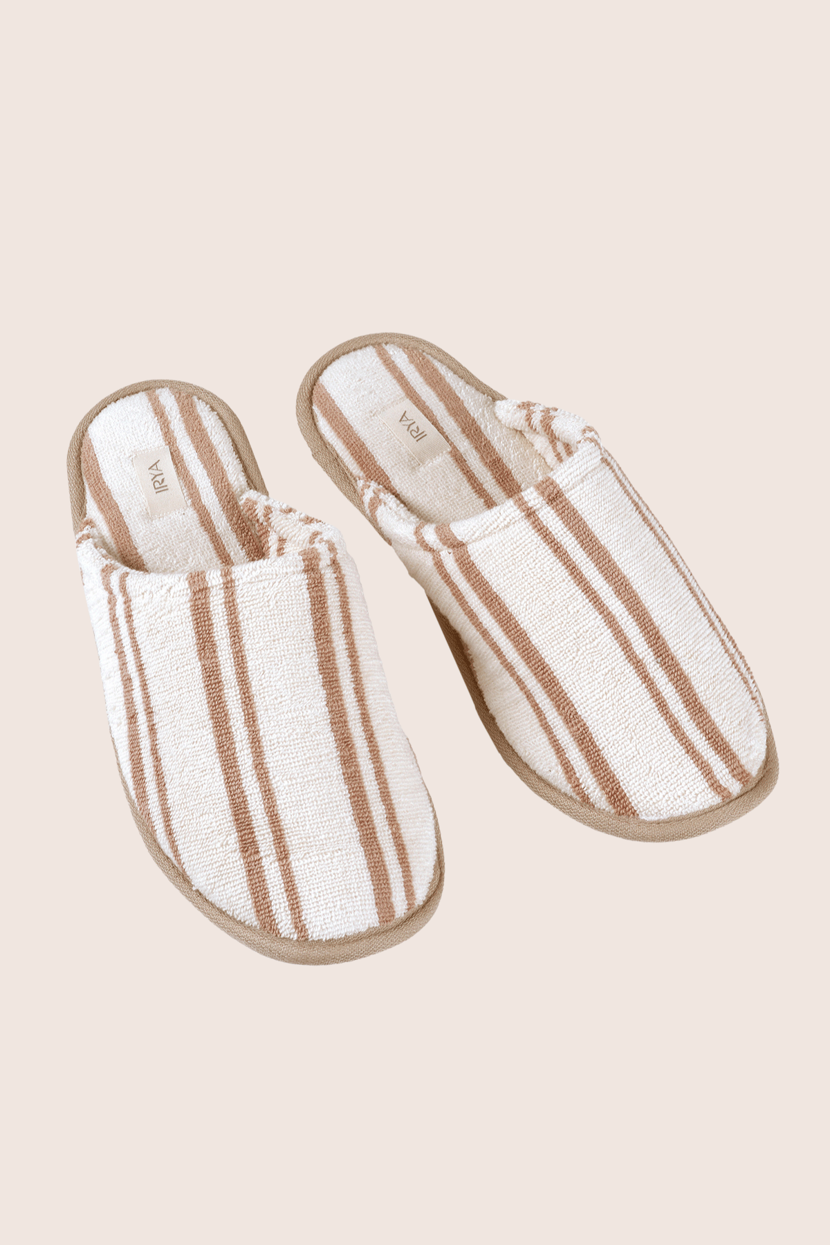 In Lines İpliği Boyalı Unisex Terlik Mocha