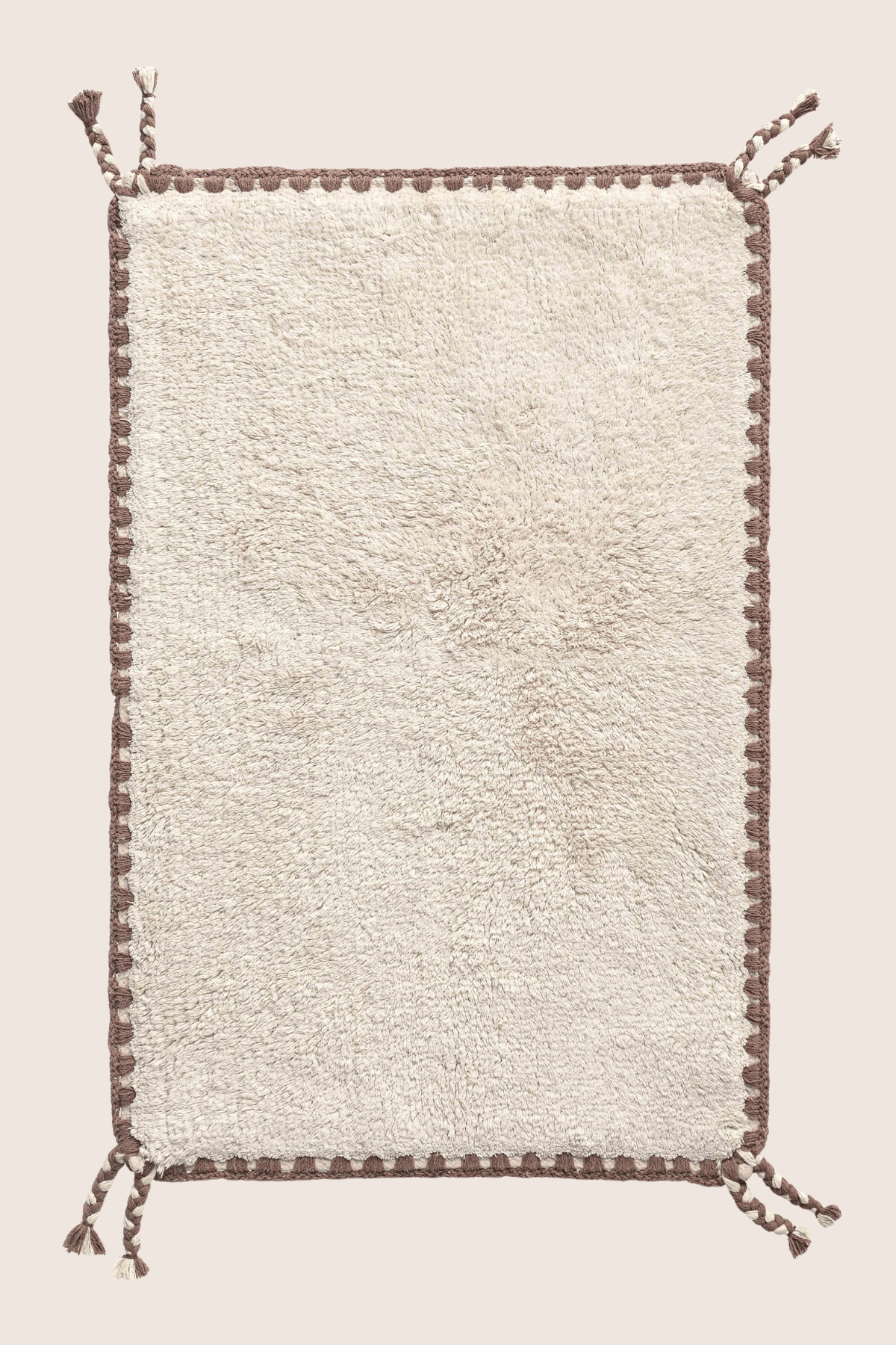 Vina Tekli Banyo Paspası Bambu 60x100 cm Açık Bej