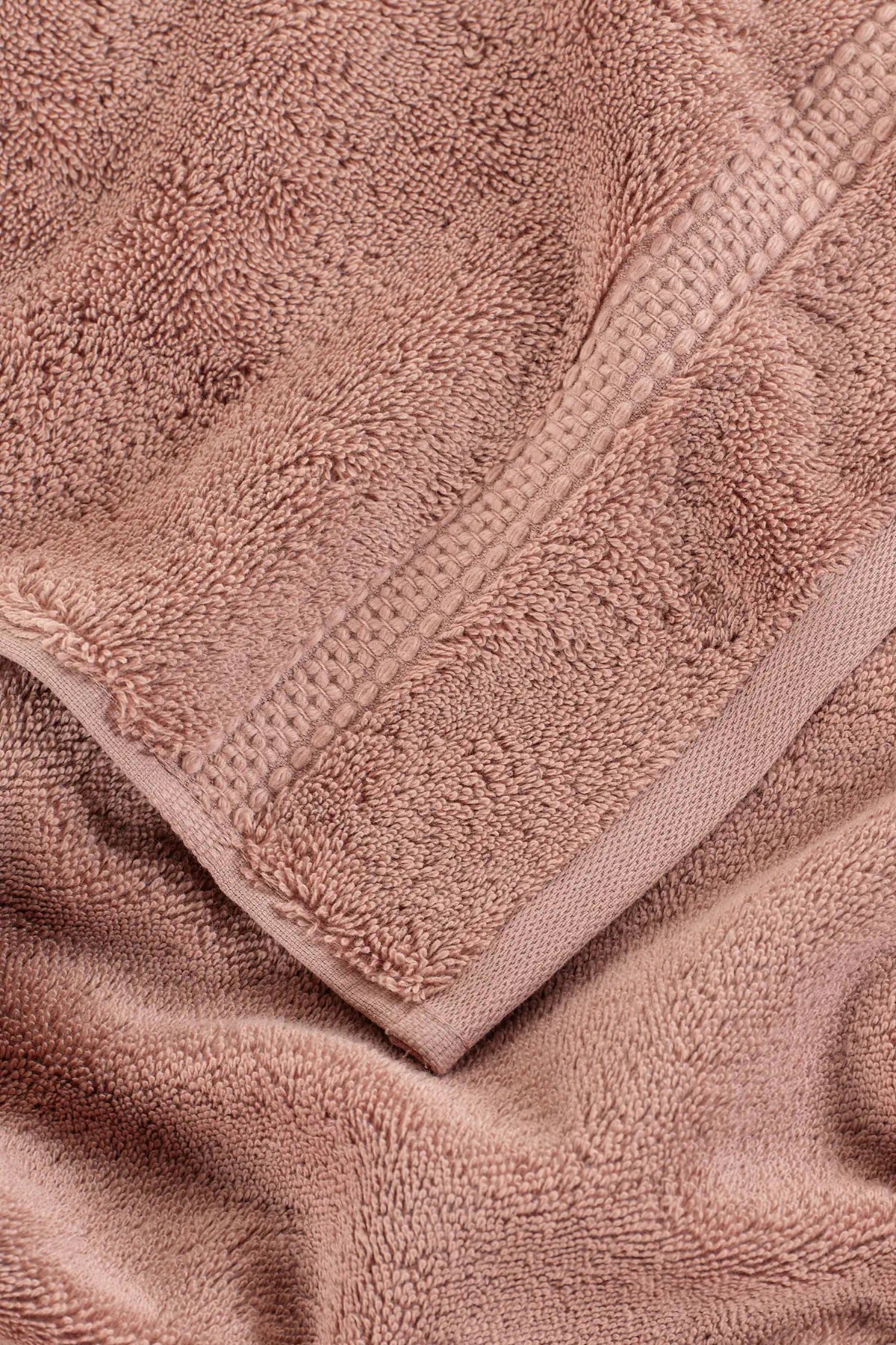 Mısır %100 Mısır Pamuğu Havlu Seti Copper Rose