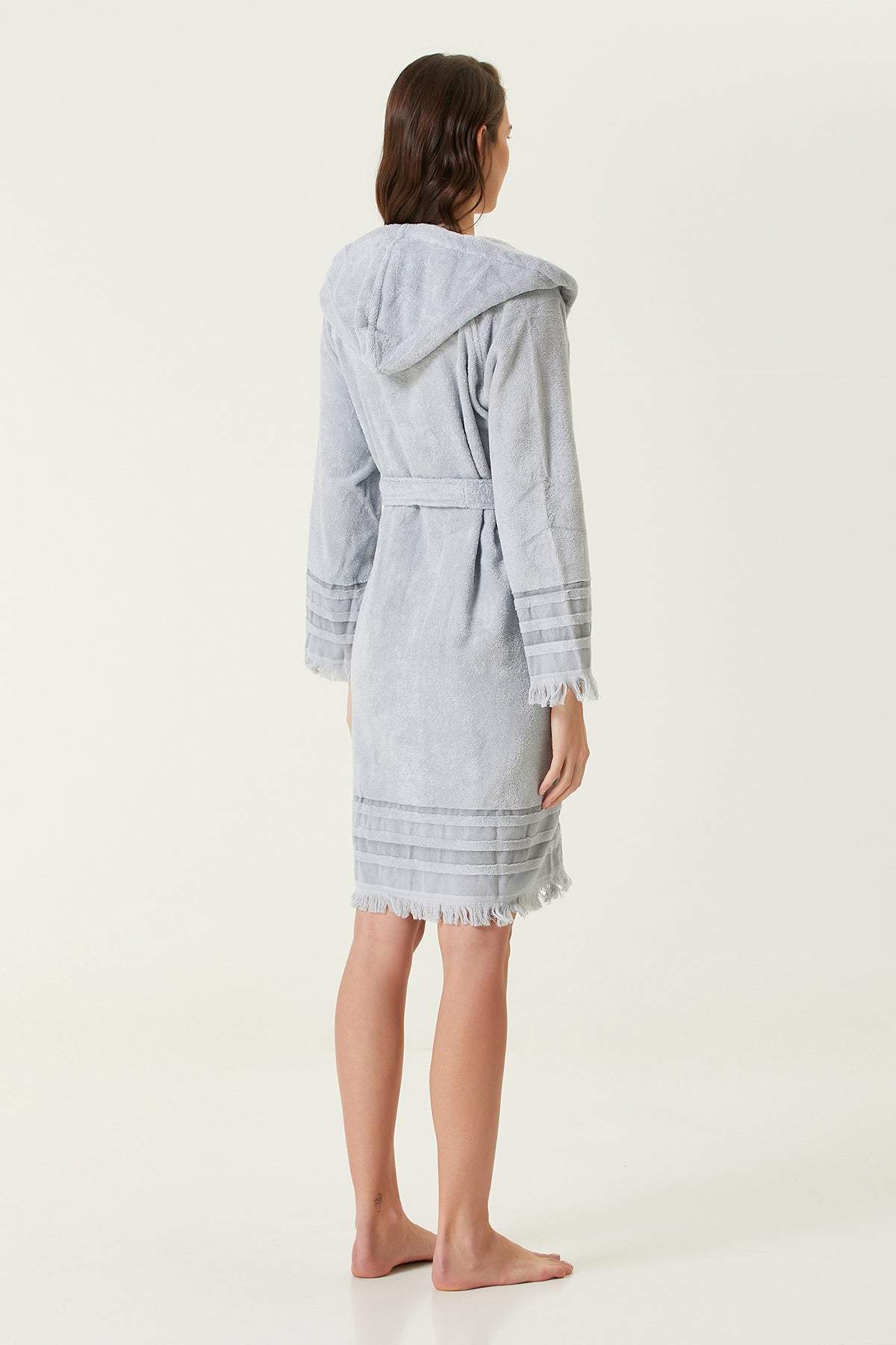 Confetti Kadın Bornoz Mavi