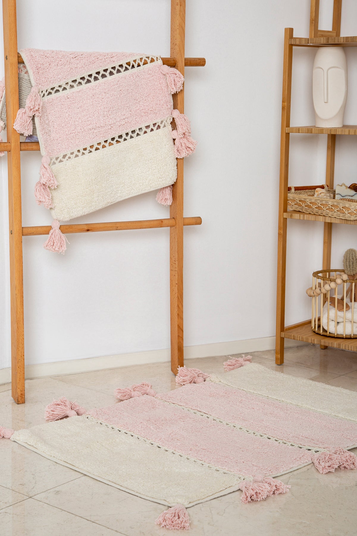 Venus 2 Piece Bath Mat Set 100% Cotton 40x60 + 60x90