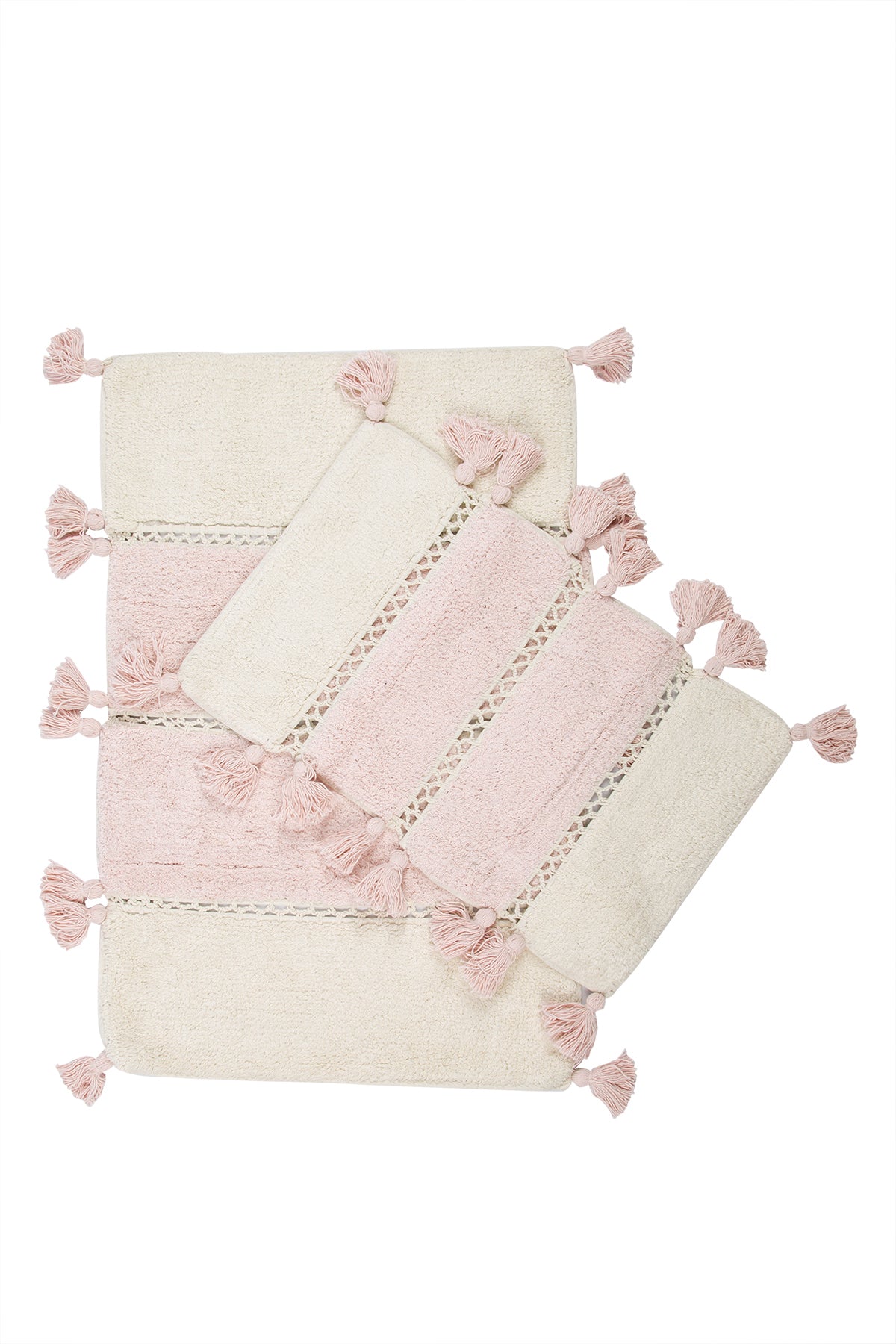 Venus 2 Piece Bath Mat Set 100% Cotton 40x60 + 60x90