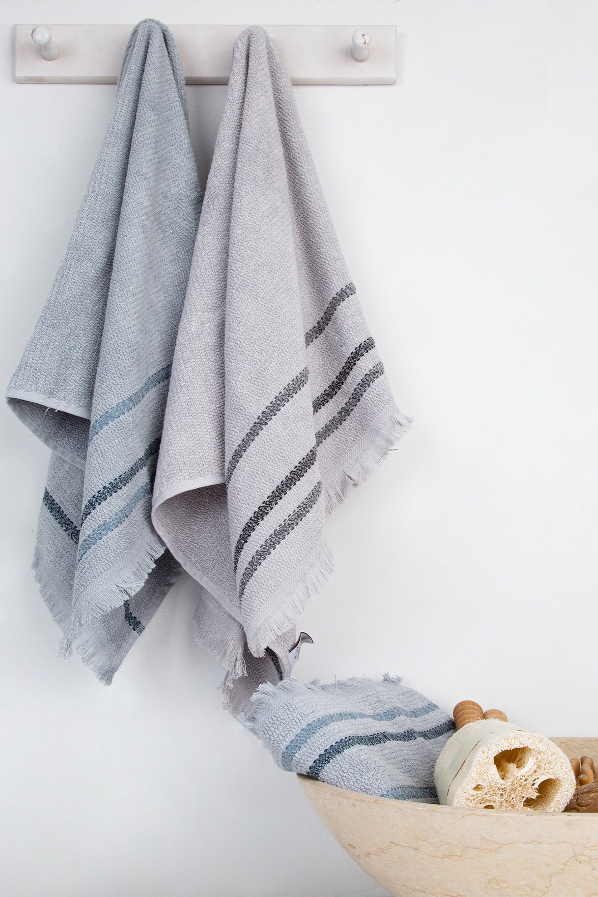 İntegra Banyo Havlusu 90x150 cm Gri