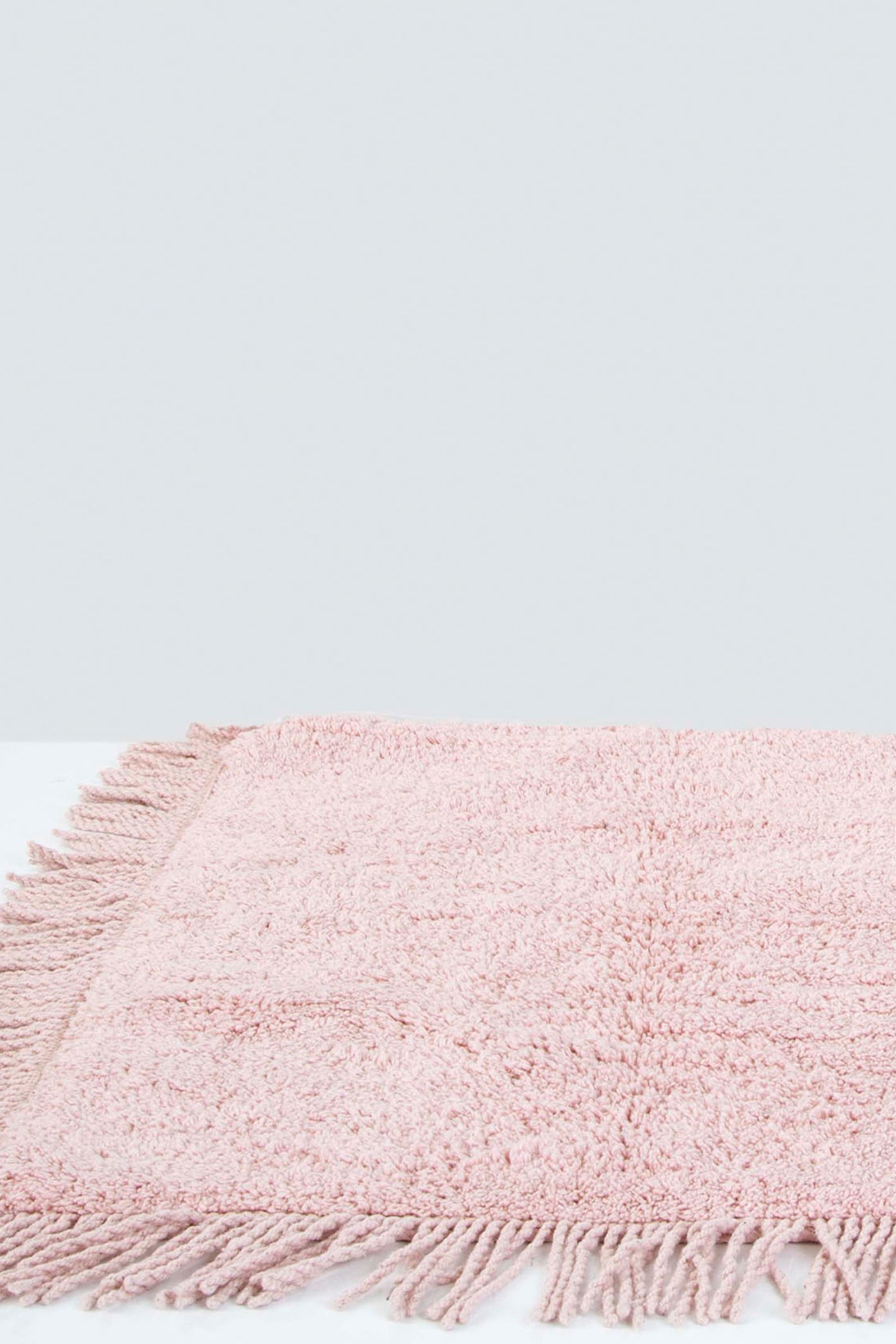 Loris Tekli Banyo Paspası %100 Pamuk 70x110 Pembe