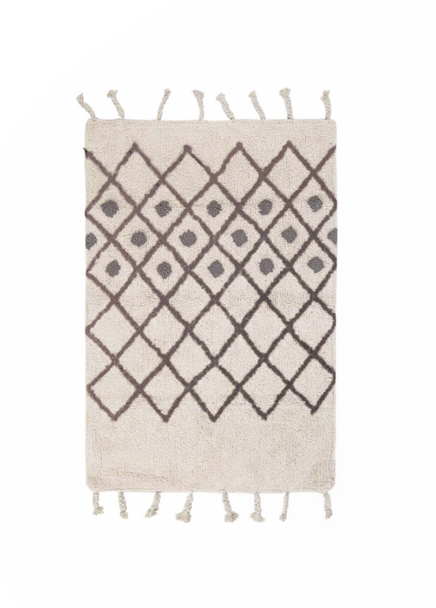 Neveda Single Bath Mat 100% Cotton 60x90 Grey
