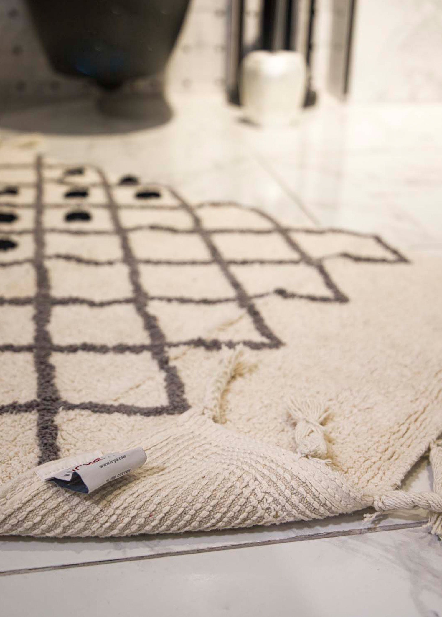 Neveda Single Bath Mat 100% Cotton 60x90 Grey