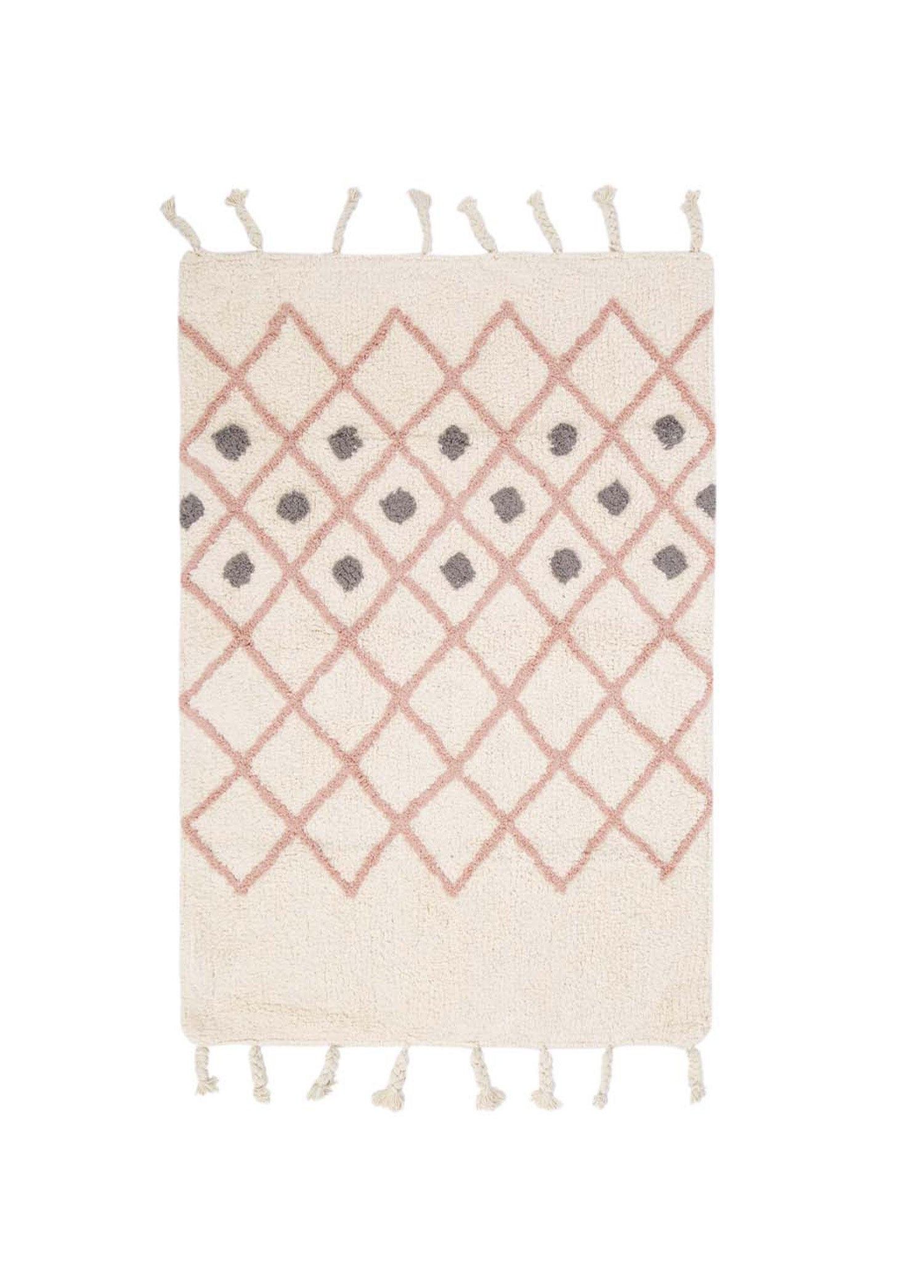 Neveda Single Bath Mat 100% Cotton 60x90 Pink