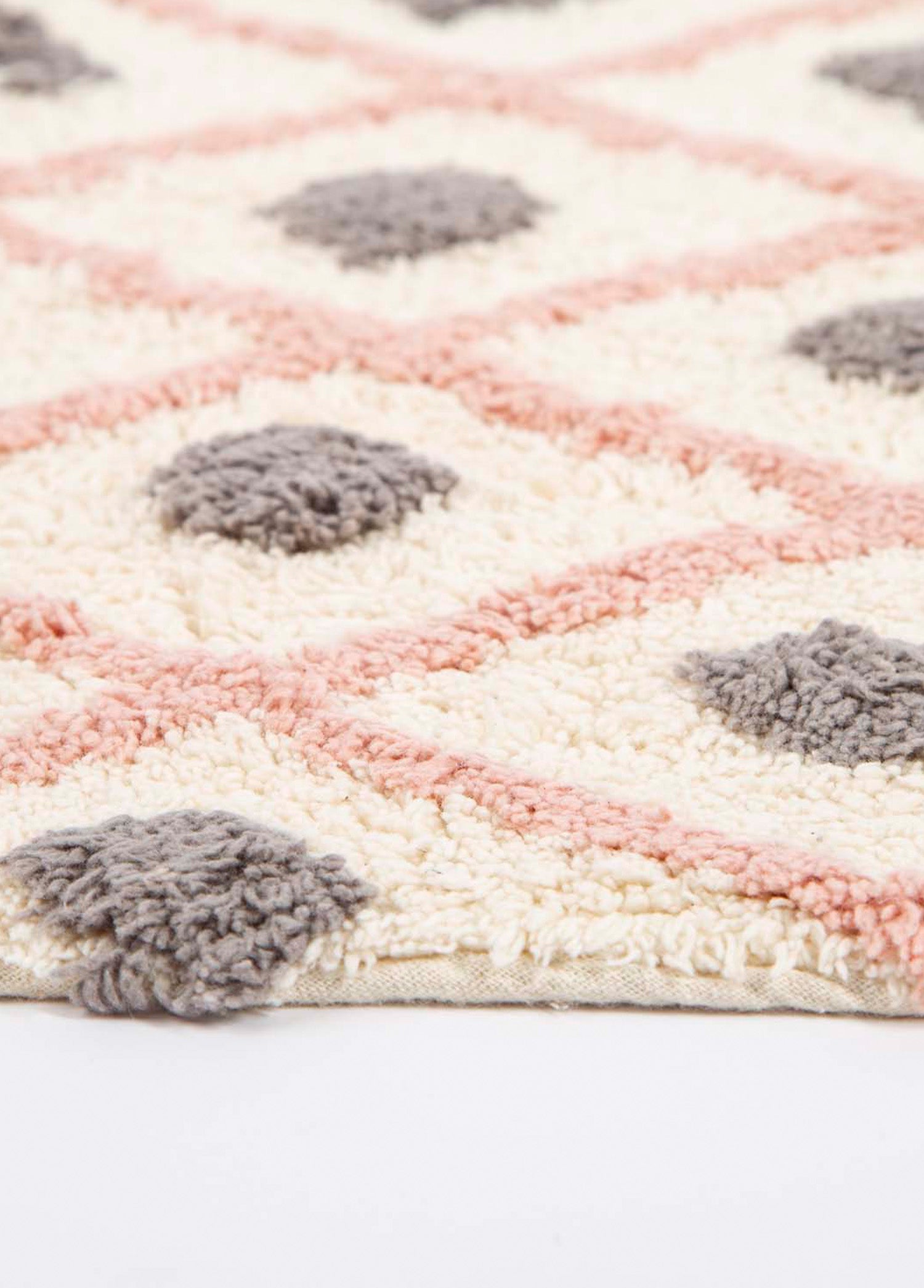 Neveda Single Bath Mat 100% Cotton 60x90 Pink