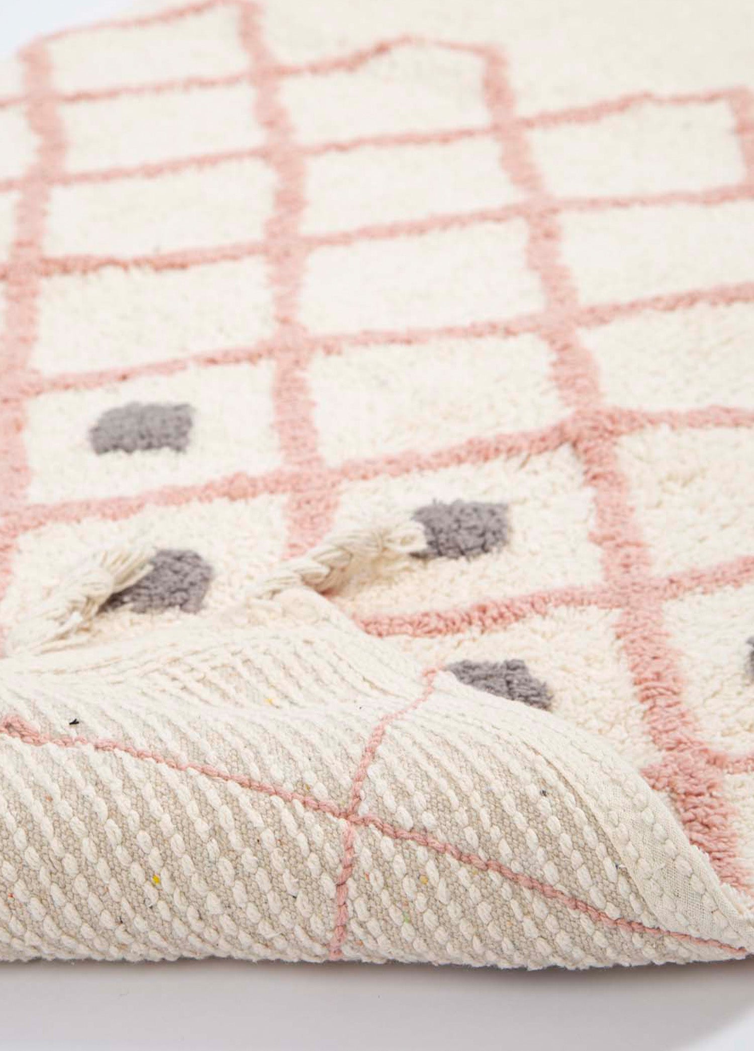 Neveda Single Bath Mat 100% Cotton 60x90 Pink
