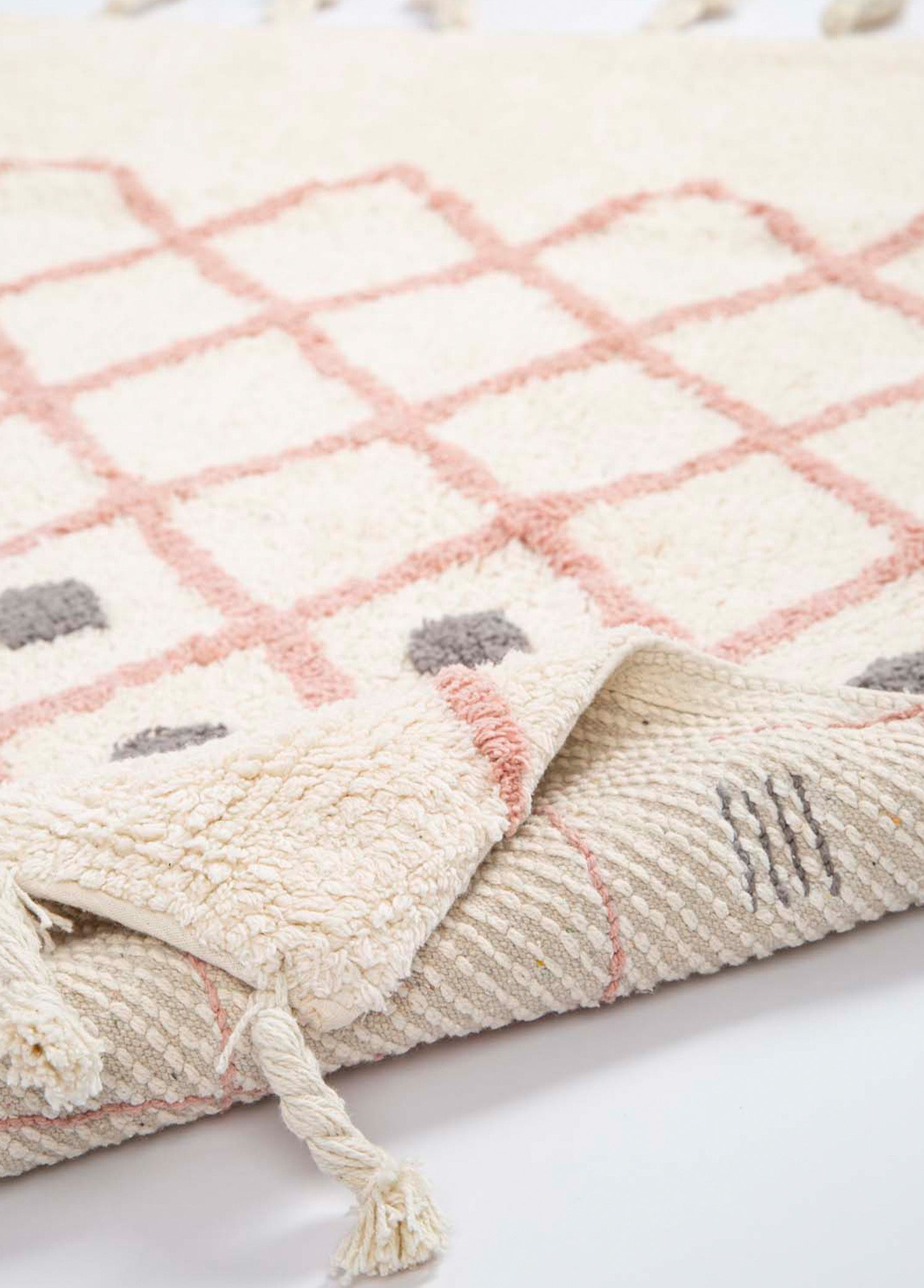 Neveda Single Bath Mat 100% Cotton 60x90 Pink