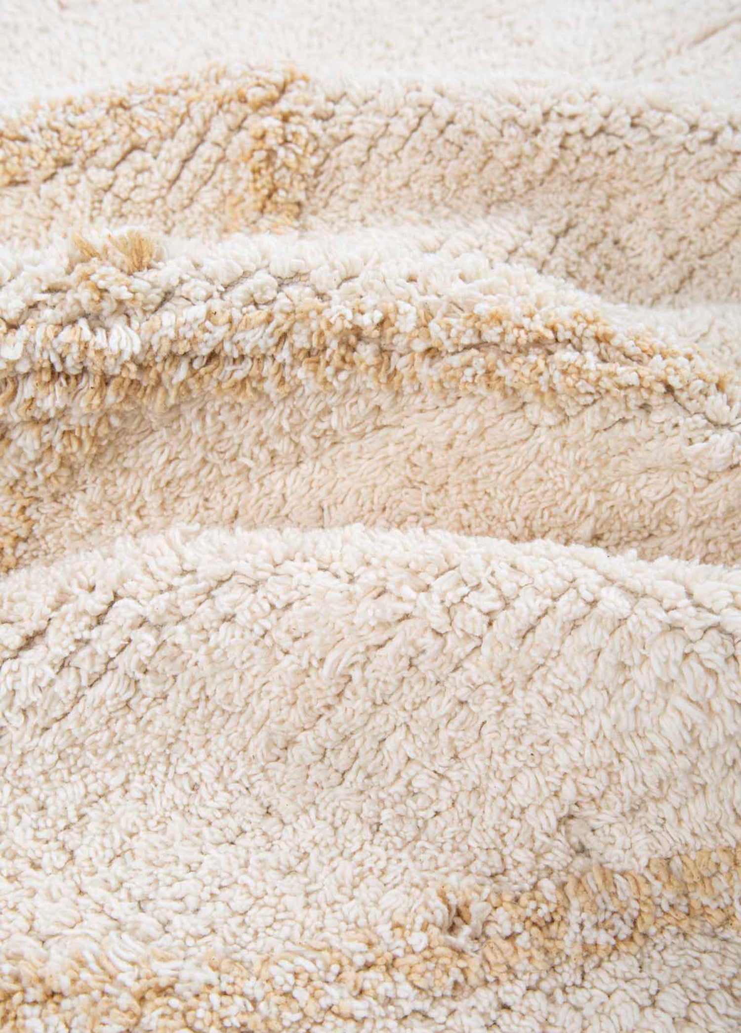 Agnes 2 Piece Bath Mat Set 100% Cotton 40x60 + 60x90 Ecru