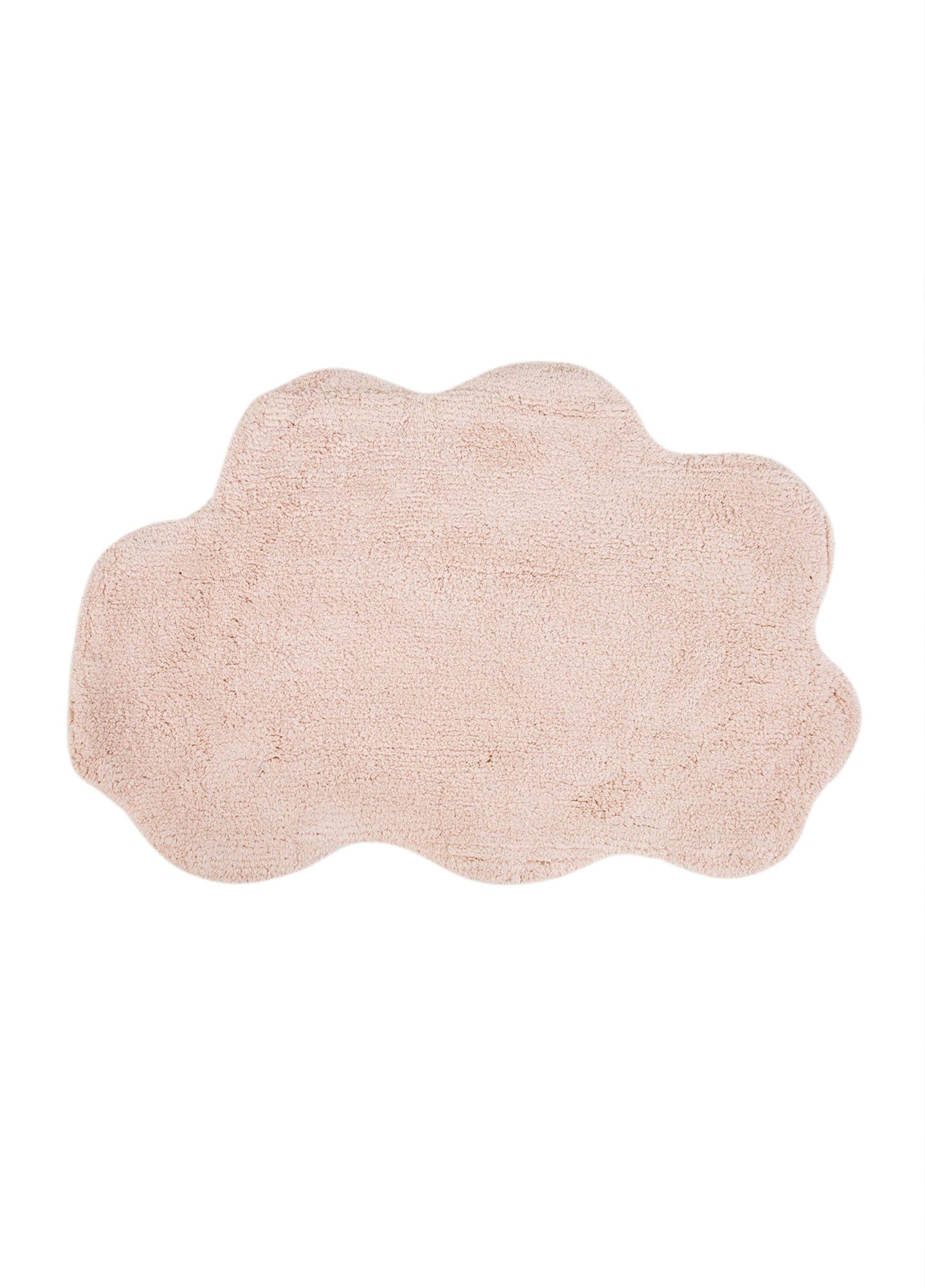 Cloud Single Cloud Bath Mat 100% Cotton 50x80 Pink