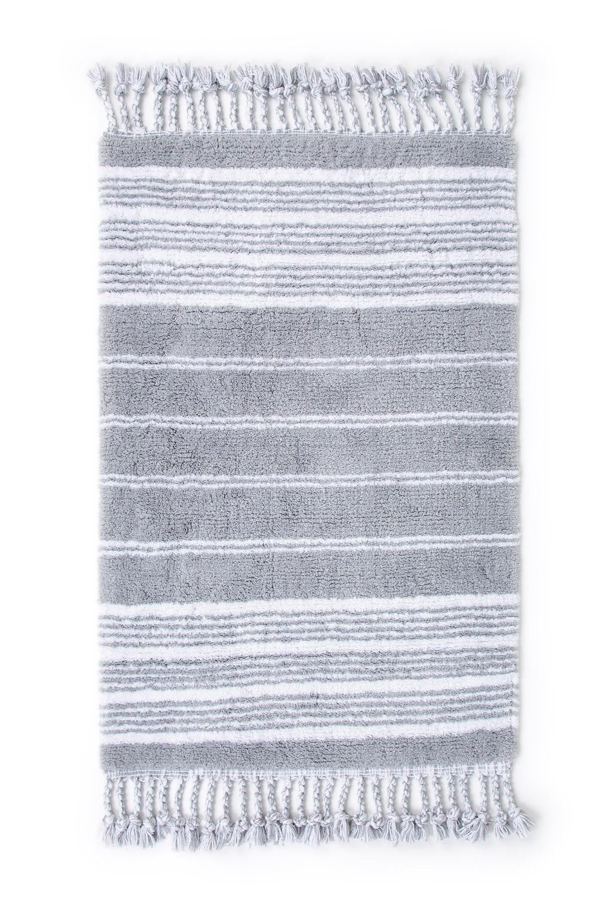Martil Single Bath Mat 100% Cotton 70x110 Gray
