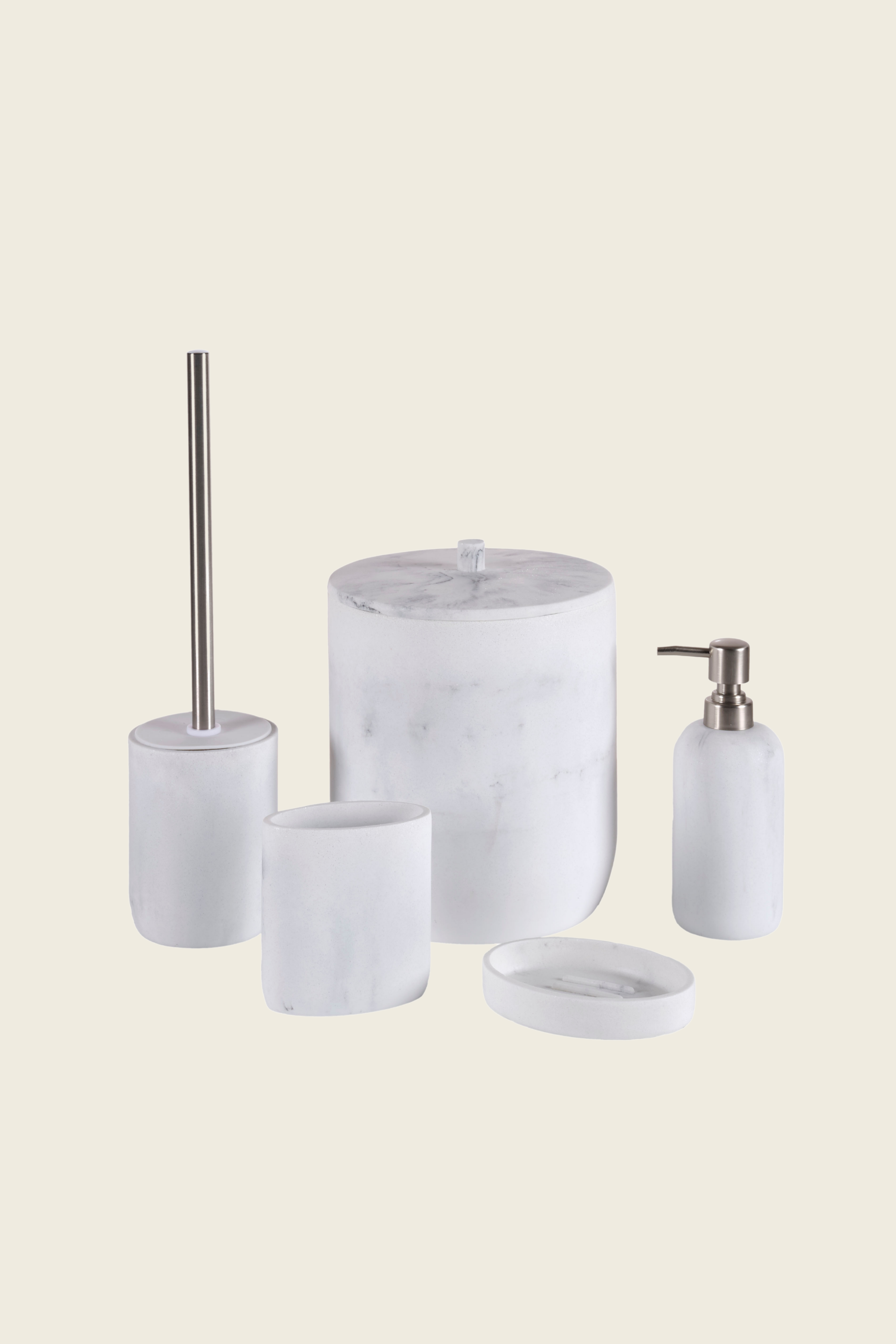 Marble Haze 5 Parça Banyo Seti