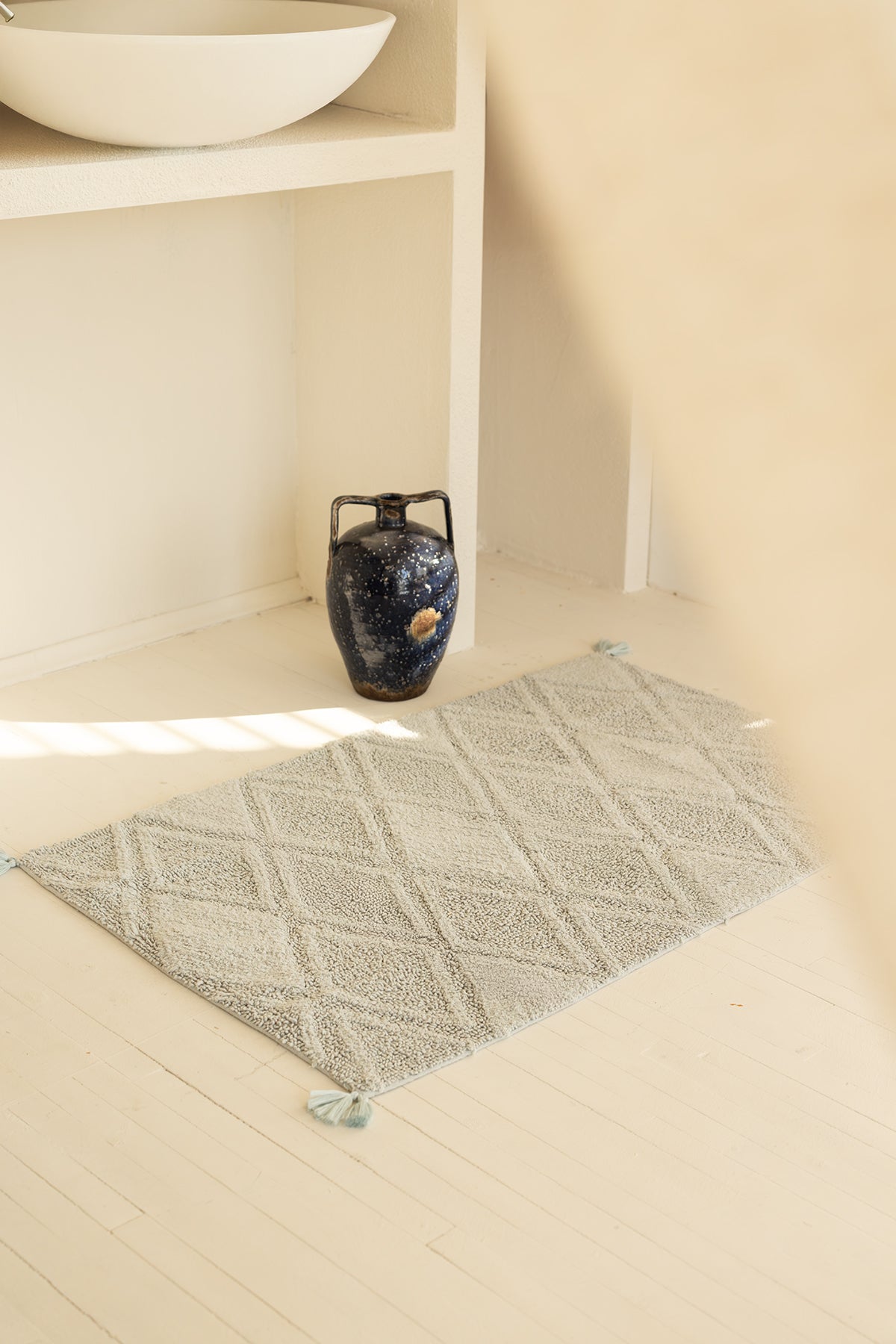 Maxi Tekli Banyo Paspası %100 Pamuk 70x110 Mint
