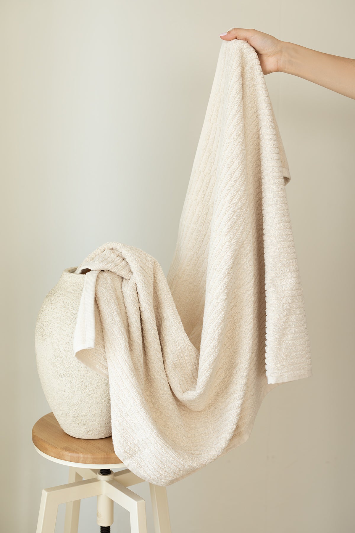 Earth Banyo Havlusu 70x140 cm Bej