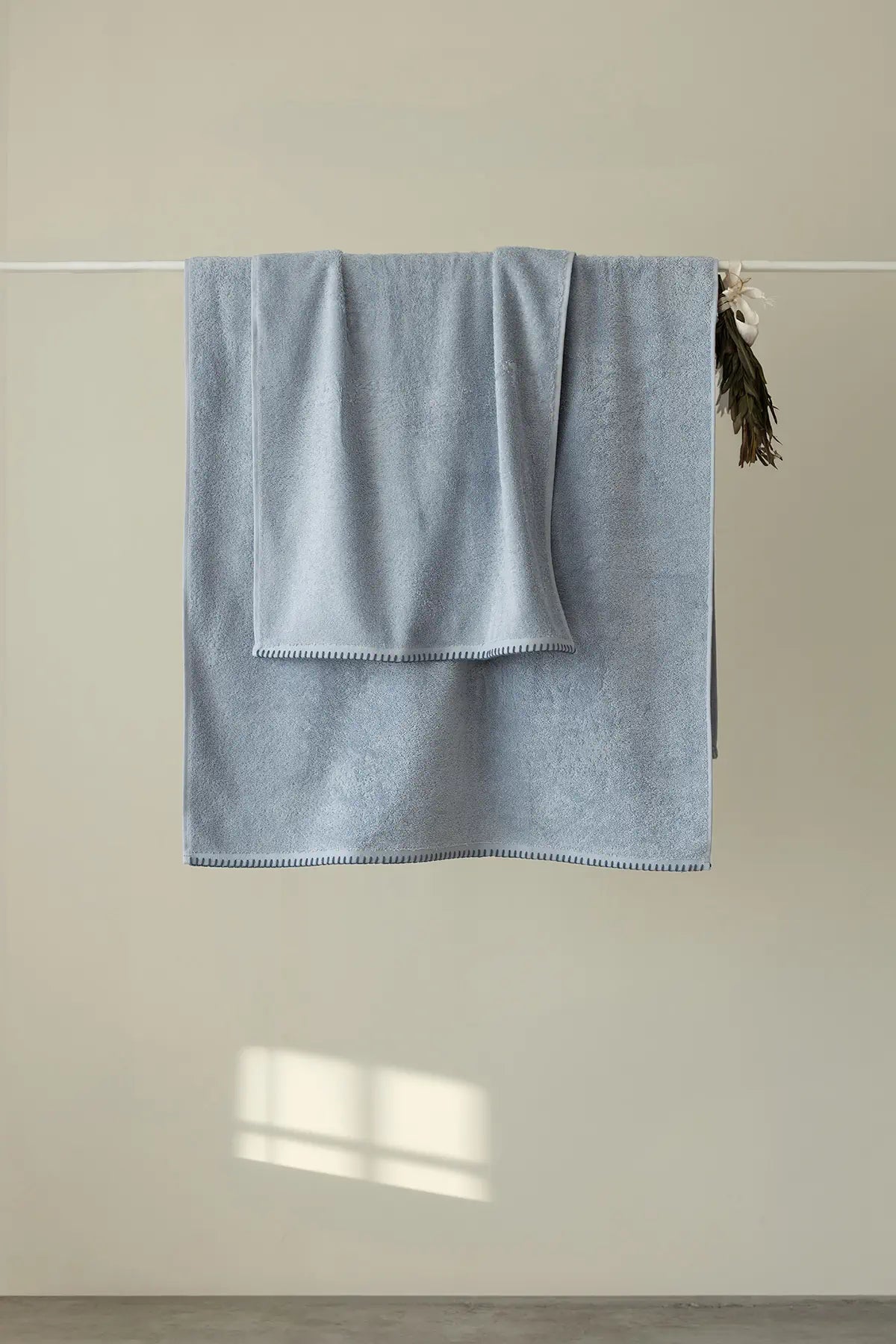 Shadow %100 Pamuk El Havlusu 50x90 cm Misty Blue