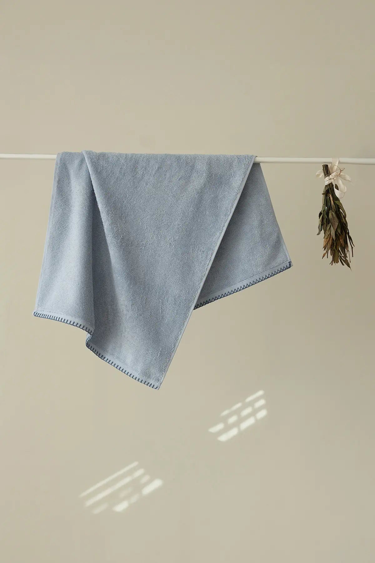 Shadow %100 Pamuk El Havlusu 50x90 cm Misty Blue