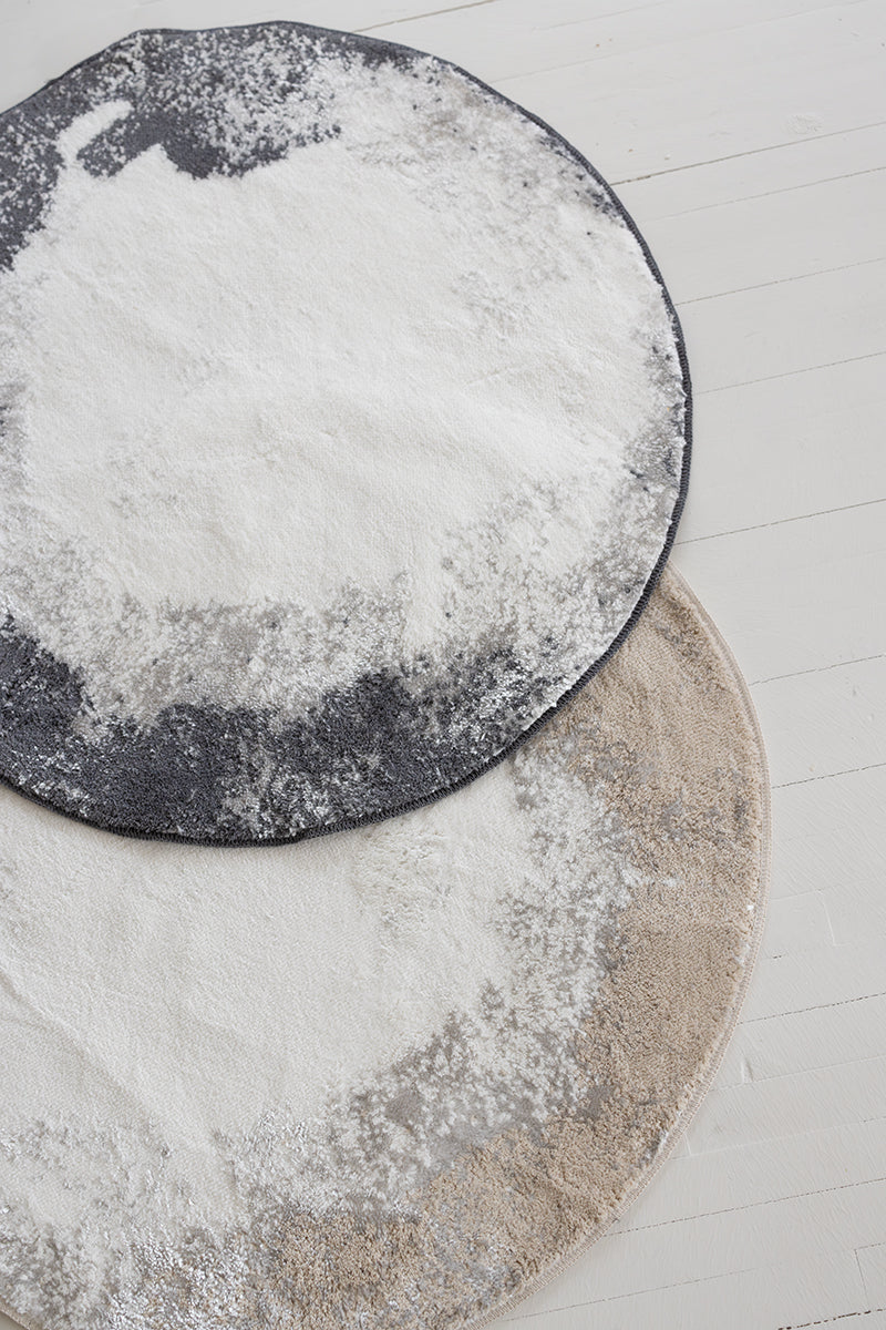 Hypnos Yuvarlak Banyo Paspası 70x70 Bej