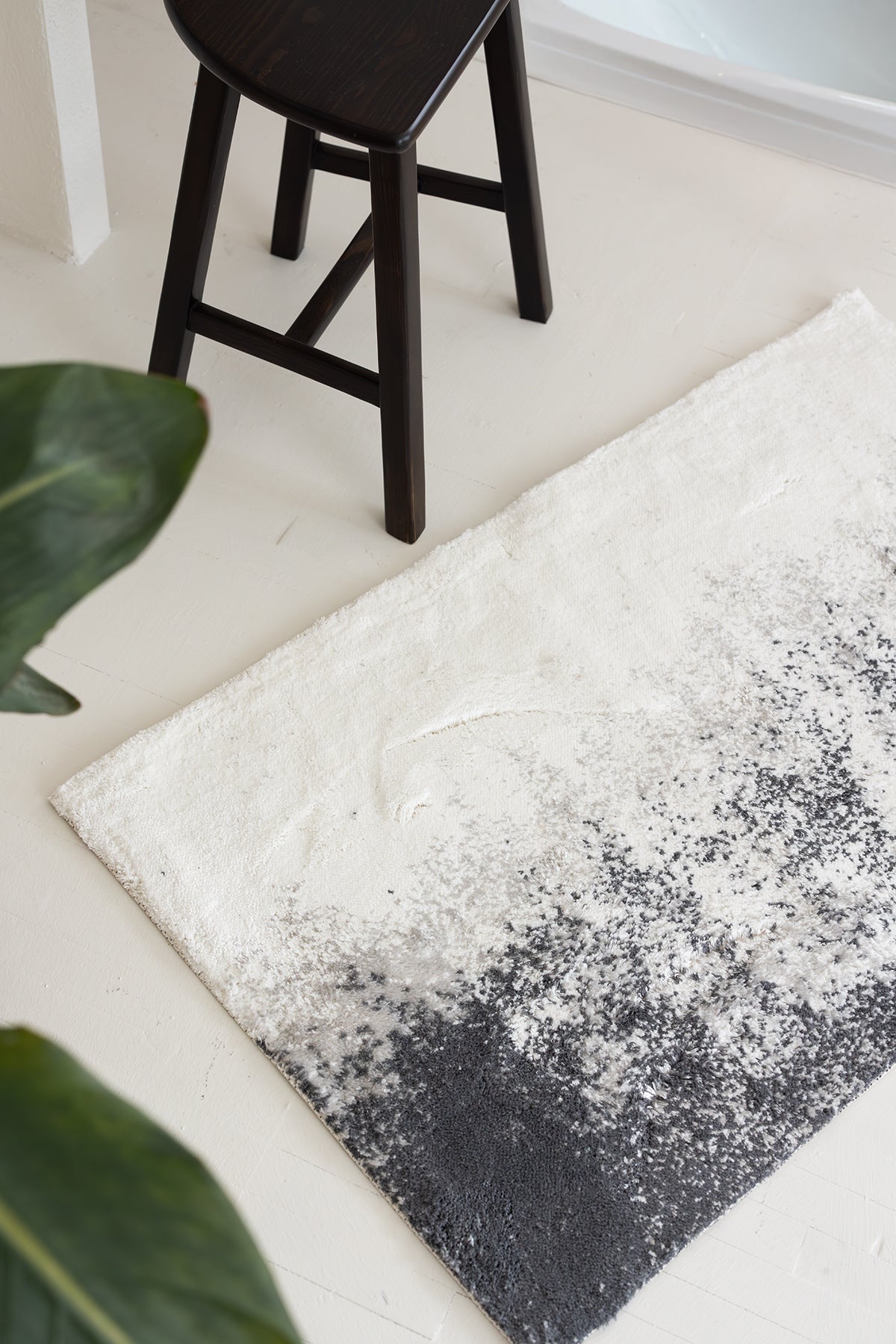 Nera Tekli Banyo Paspası 60x100 Koyu Gri