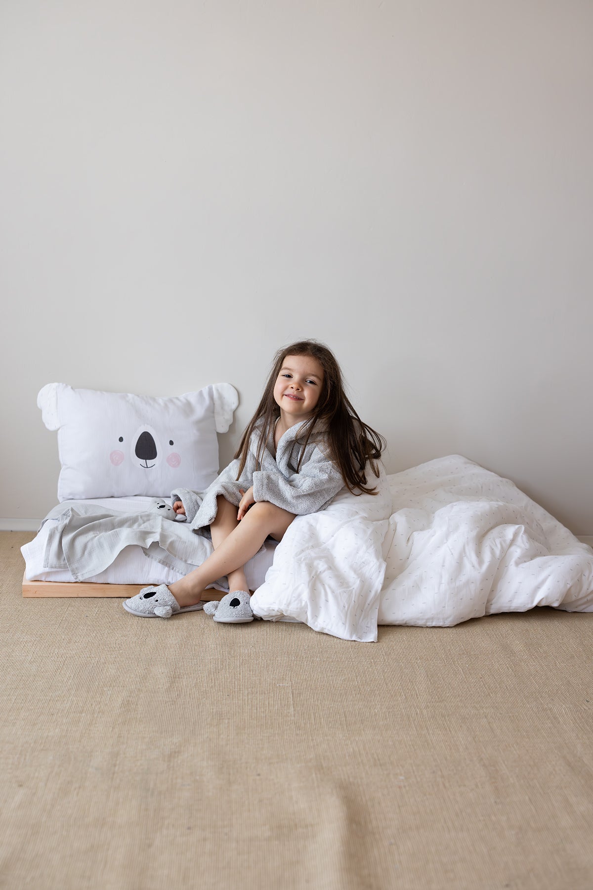 Tiny Koala Organic Cotton Muslin Kids Duvet Cover Set