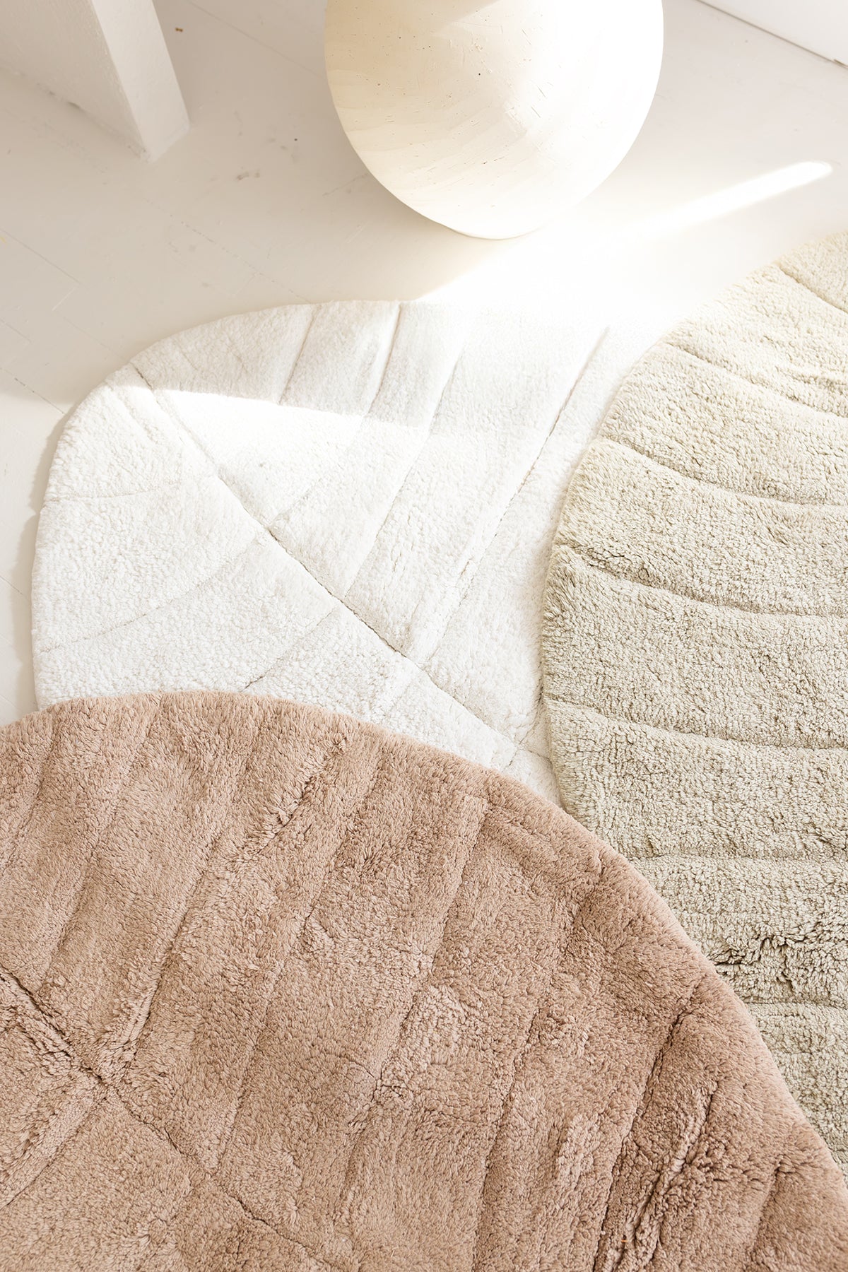 Tropic Tekli Banyo Paspası %100 Pamuk 70x110 cm Ekru