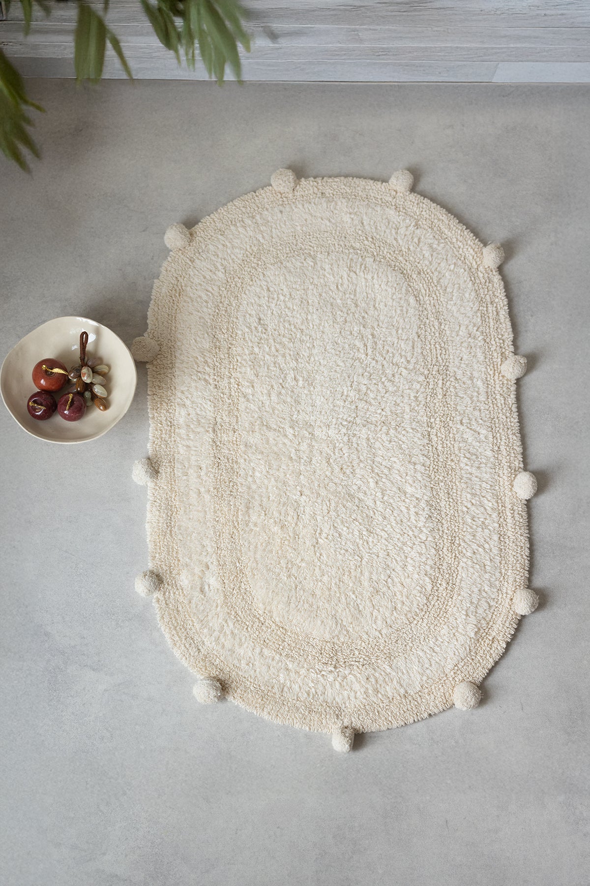 Lampetie | Eris Tekli Banyo Paspası 50x80 Bej