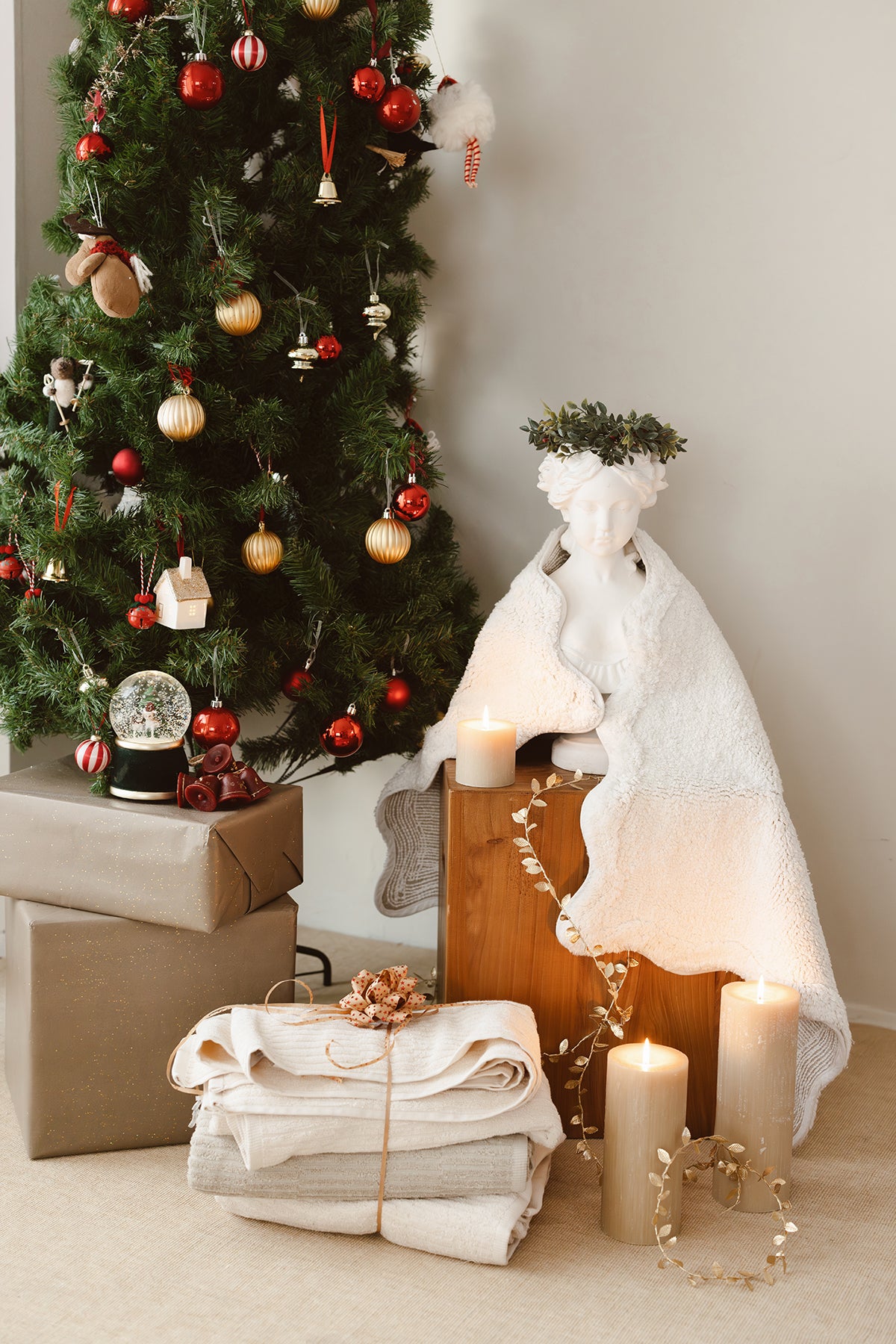 Scallop Tekli Banyo Paspası Bambu 60x100 Ekru