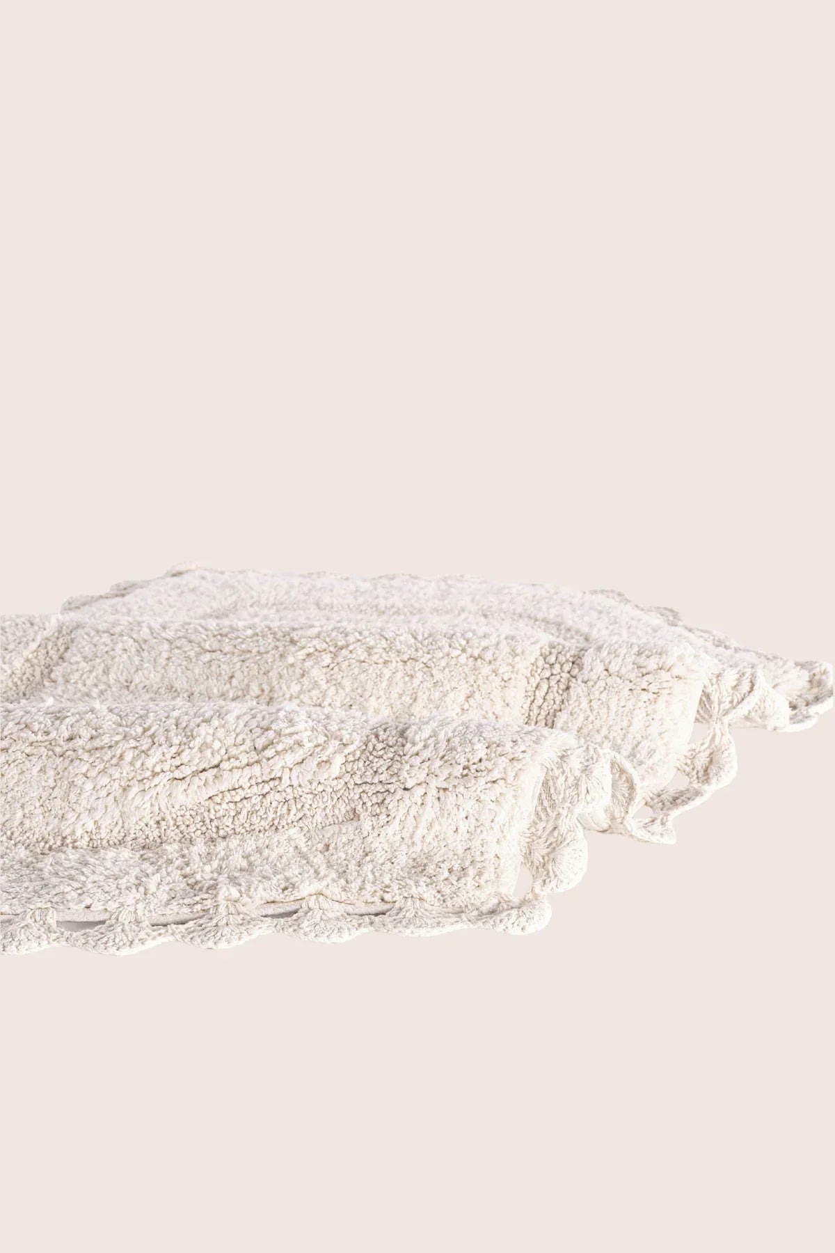 Dale 2 Piece Bath Mat Set 100% Cotton 40x60 + 60x90 Ecru