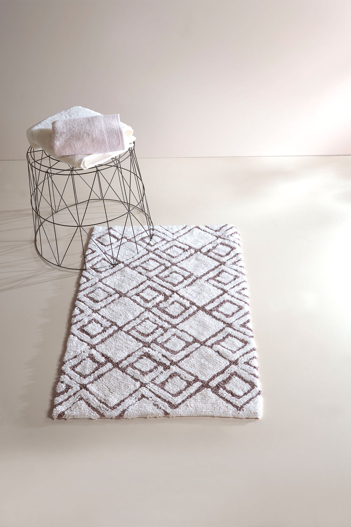 Cava Single Bath Mat 100% Cotton 70x110 Brown