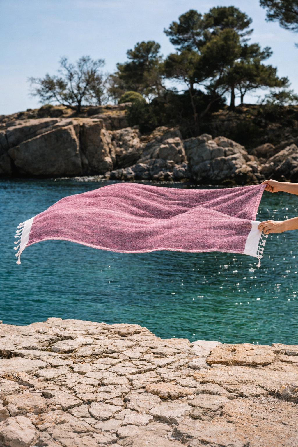 Sare Peştamal 90x170 Pembe