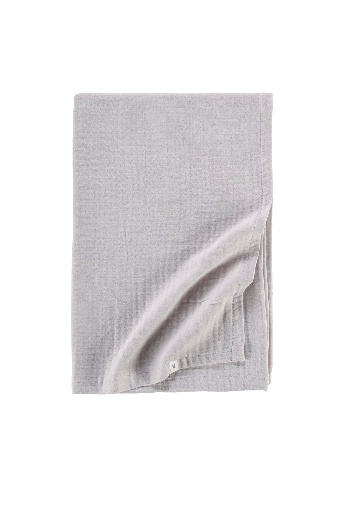 Joy of Colors Organic Cotton 4 Layer Muslin Bedspread Gray 100x100