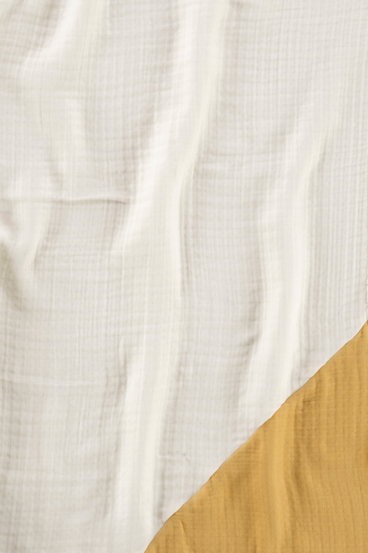 Joy of Colors Organic Cotton 4 Layer Muslin Blanket Mustard 100x100