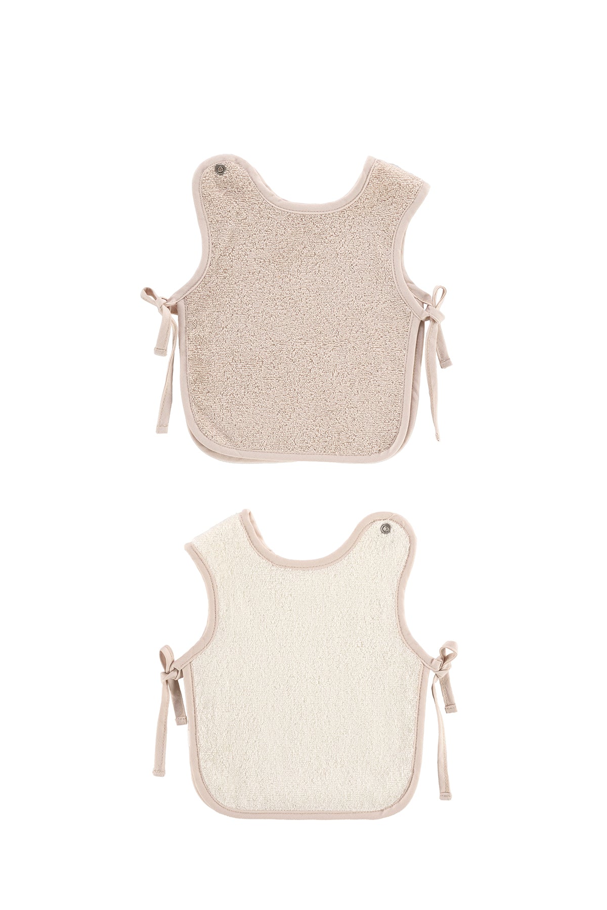 Colors of Joy 2'li Organik Pamuk Müslin Bebek Önlük Seti Bej