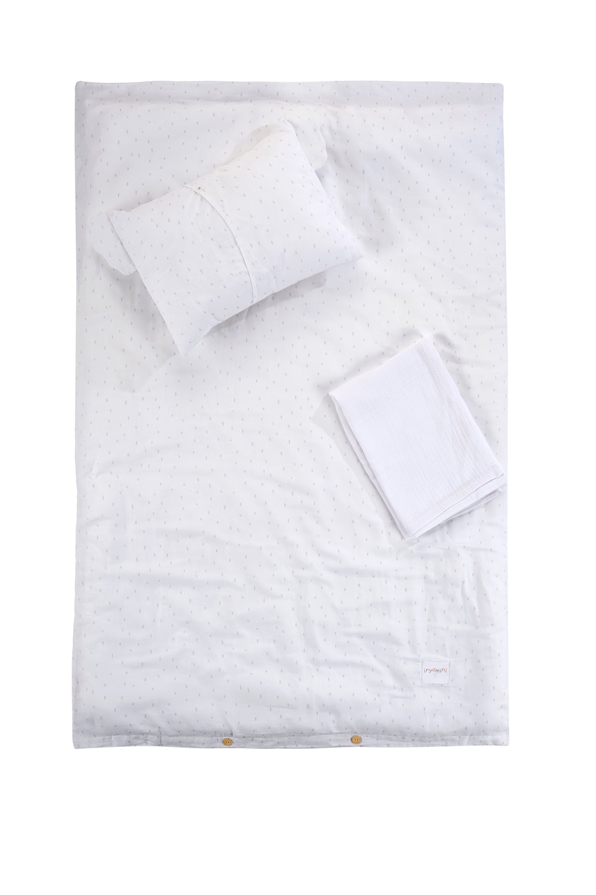 Tiny Koala Organic Cotton Muslin Kids Duvet Cover Set