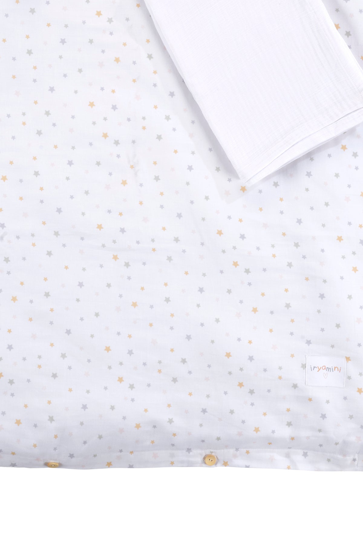 Dreamer Organic Cotton Muslin Kids Duvet Cover Set