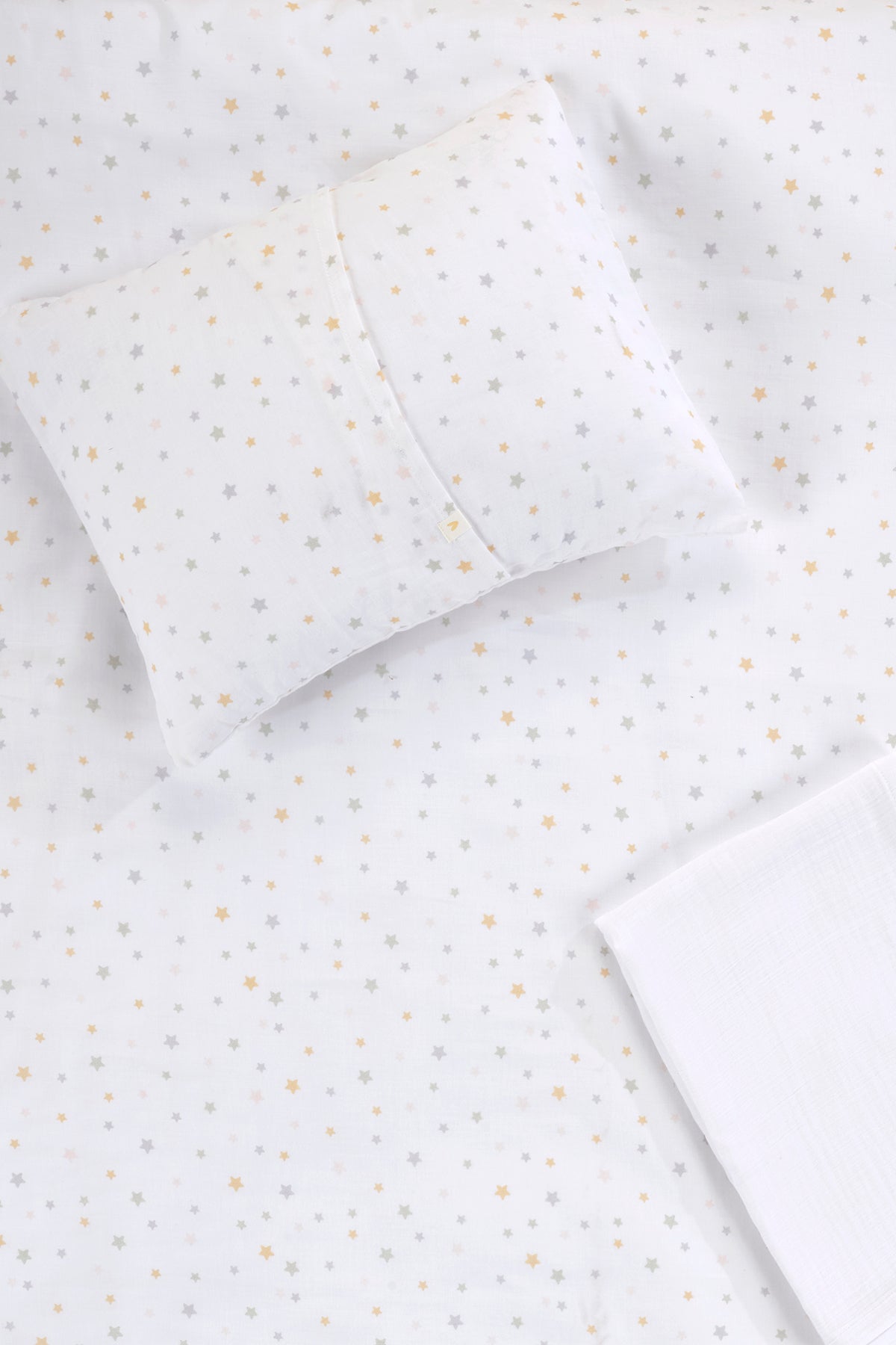 Dreamer Organic Cotton Muslin Kids Duvet Cover Set