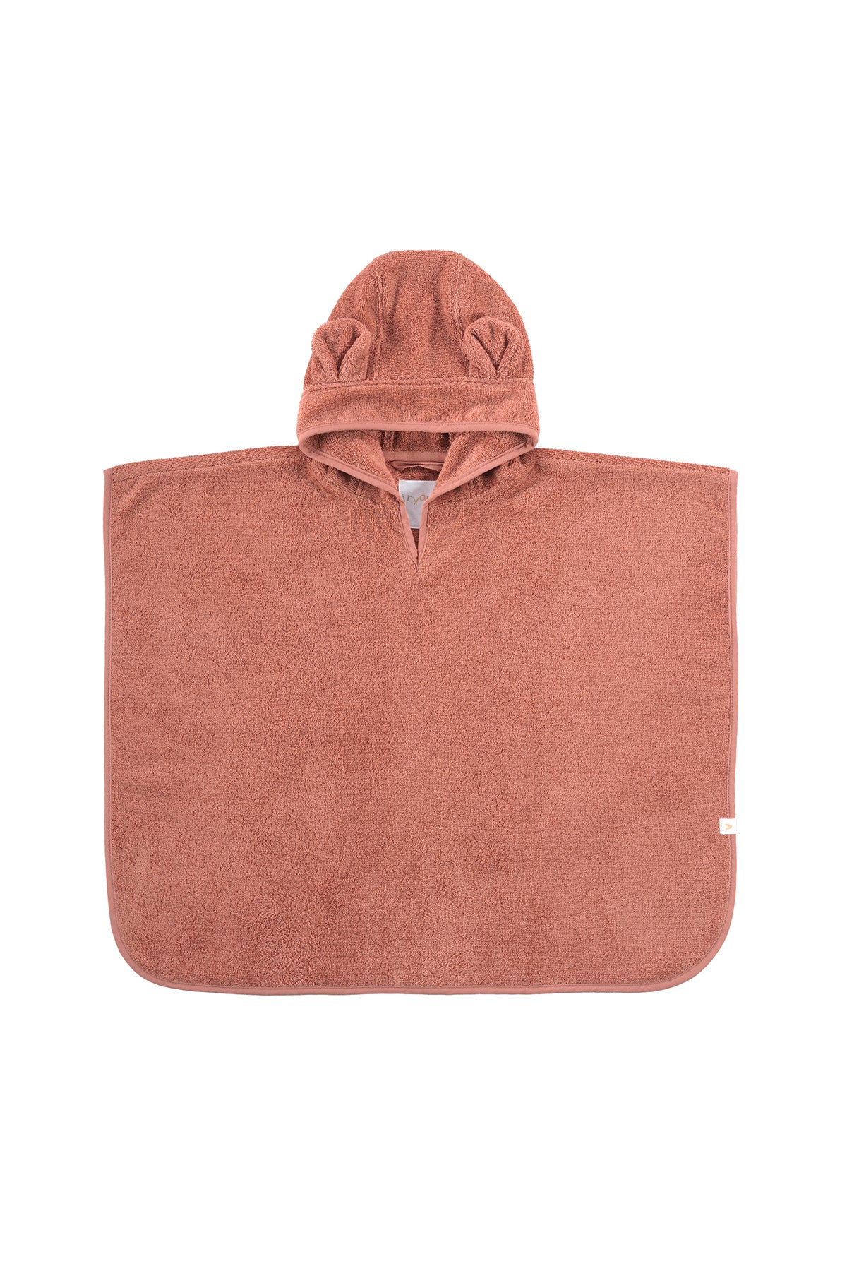 Tiny Bear Organic Cotton Kids Poncho Tile