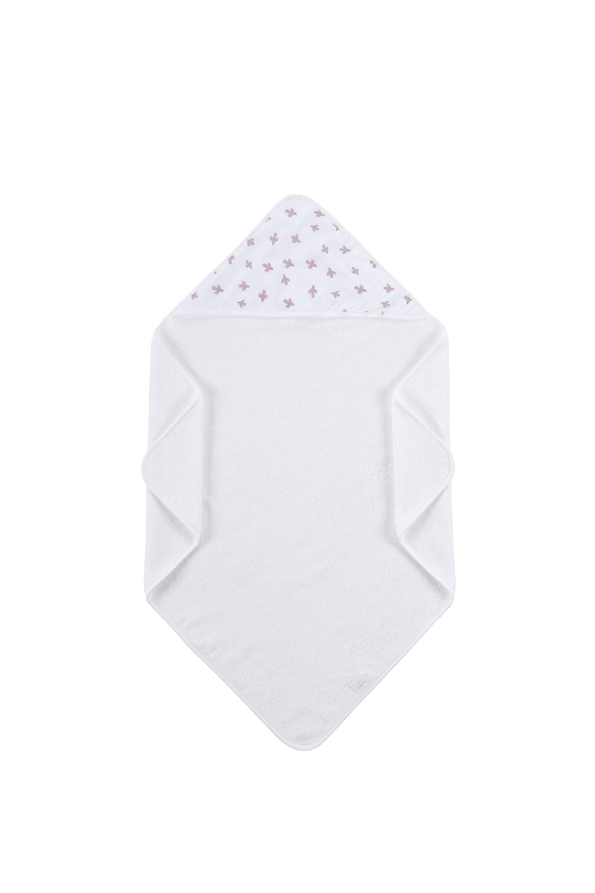 Birdie Organik Pamuk Müslin Bebek Kundak Beyaz 75x75