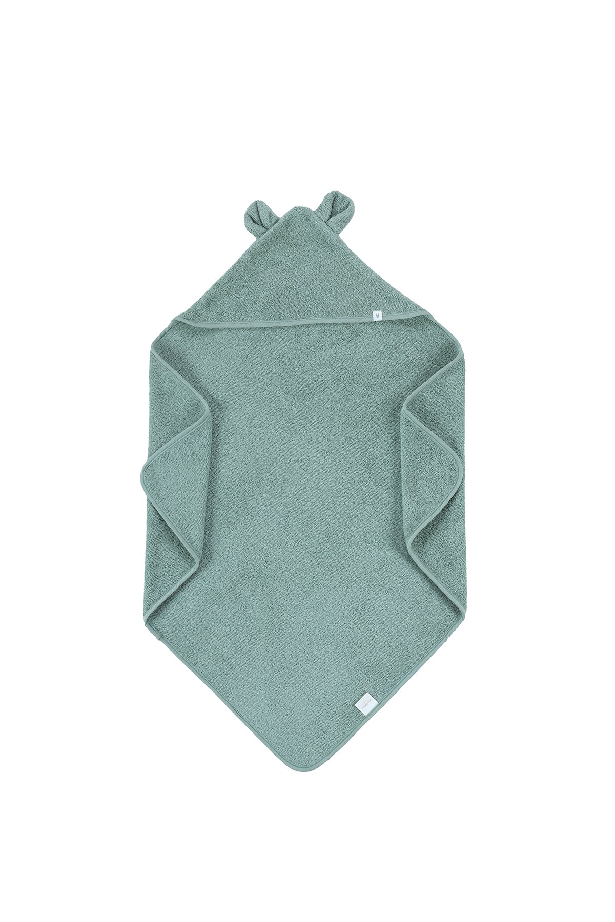 Tiny Bear Organic Cotton Baby Swaddle Mint 75x75