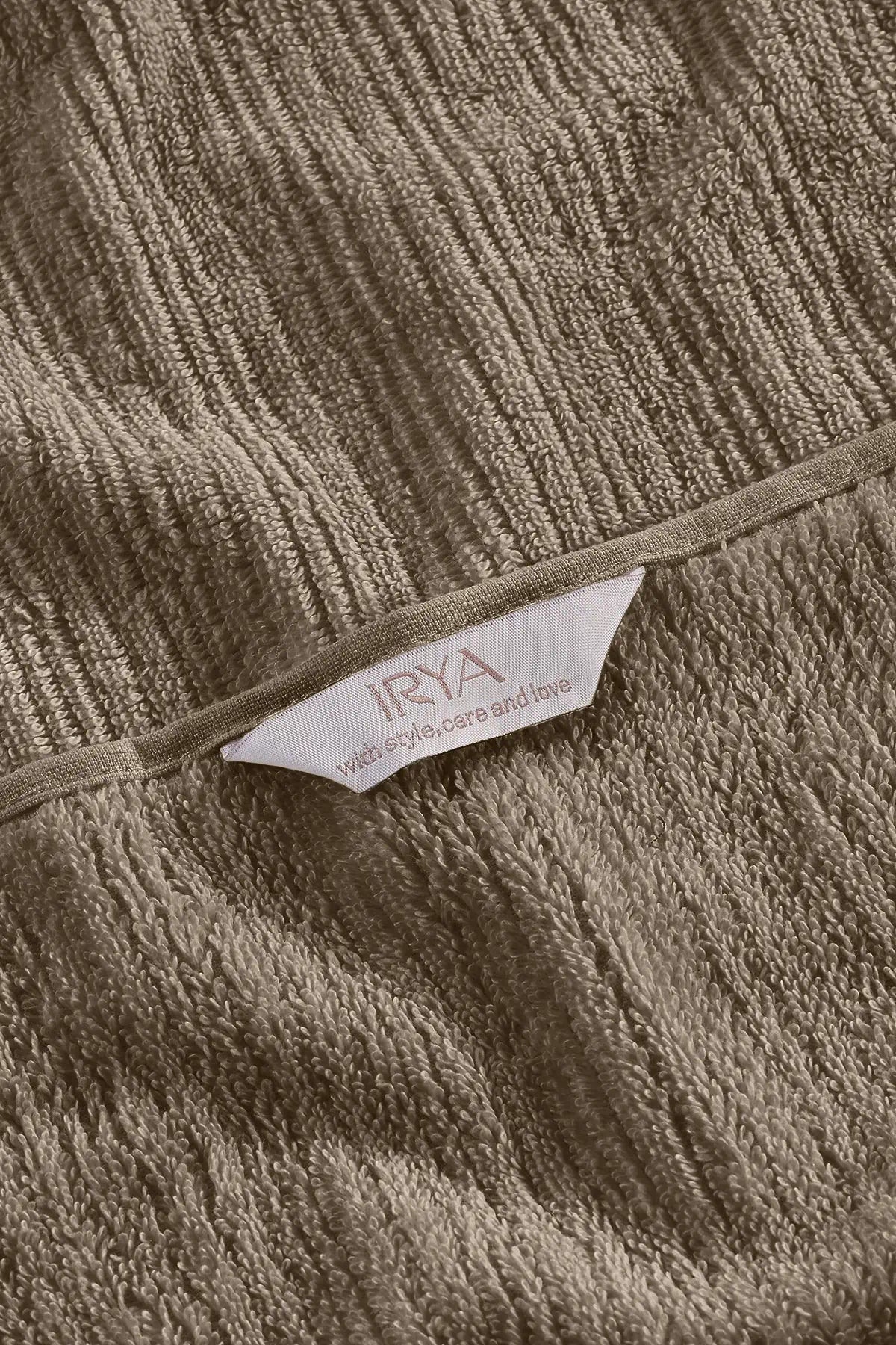 Fiona 100% Cotton Towel 50x90 cm Earth Brown