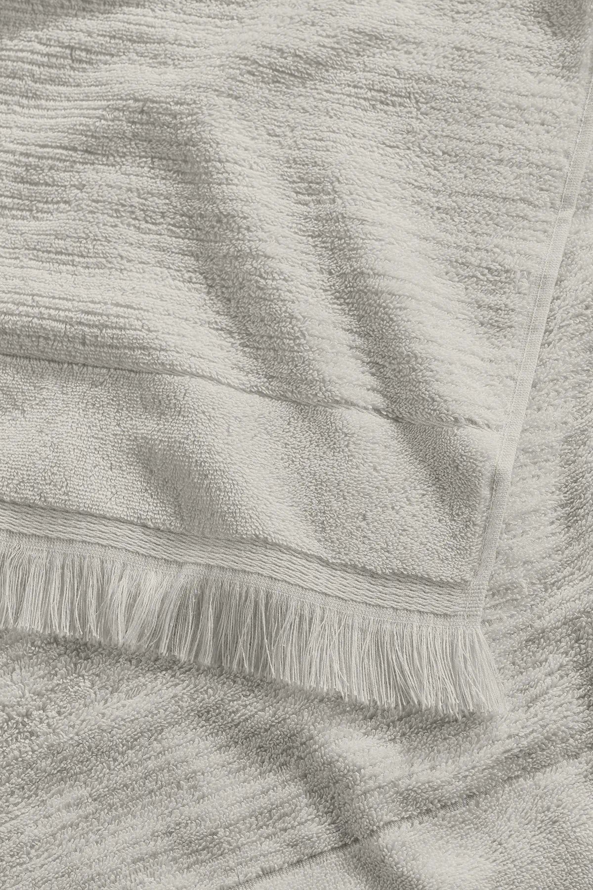 Fiona 100% Cotton Towel 50x90 cm Soft Stone
