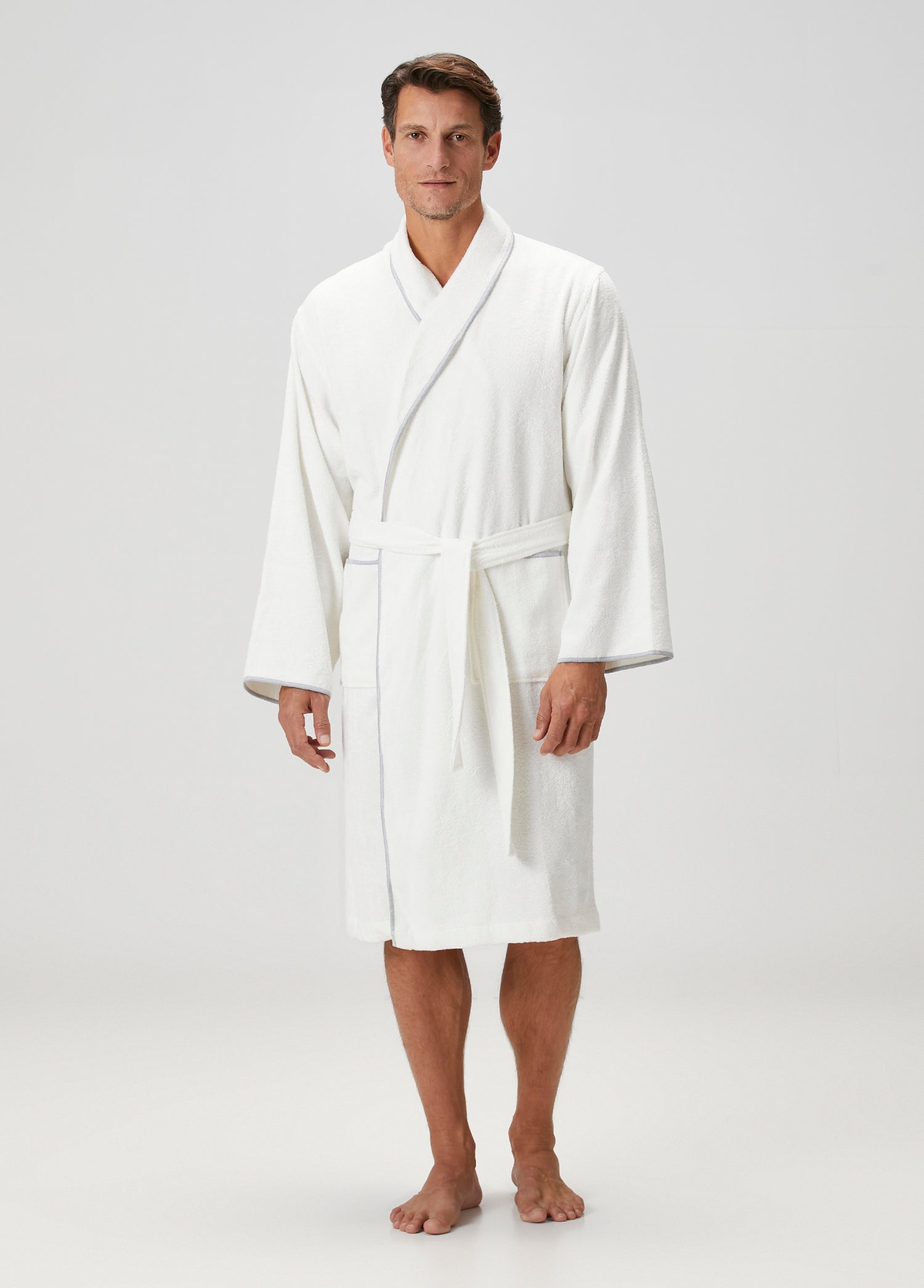 Dolce Bambu Erkek Bornoz Mavi